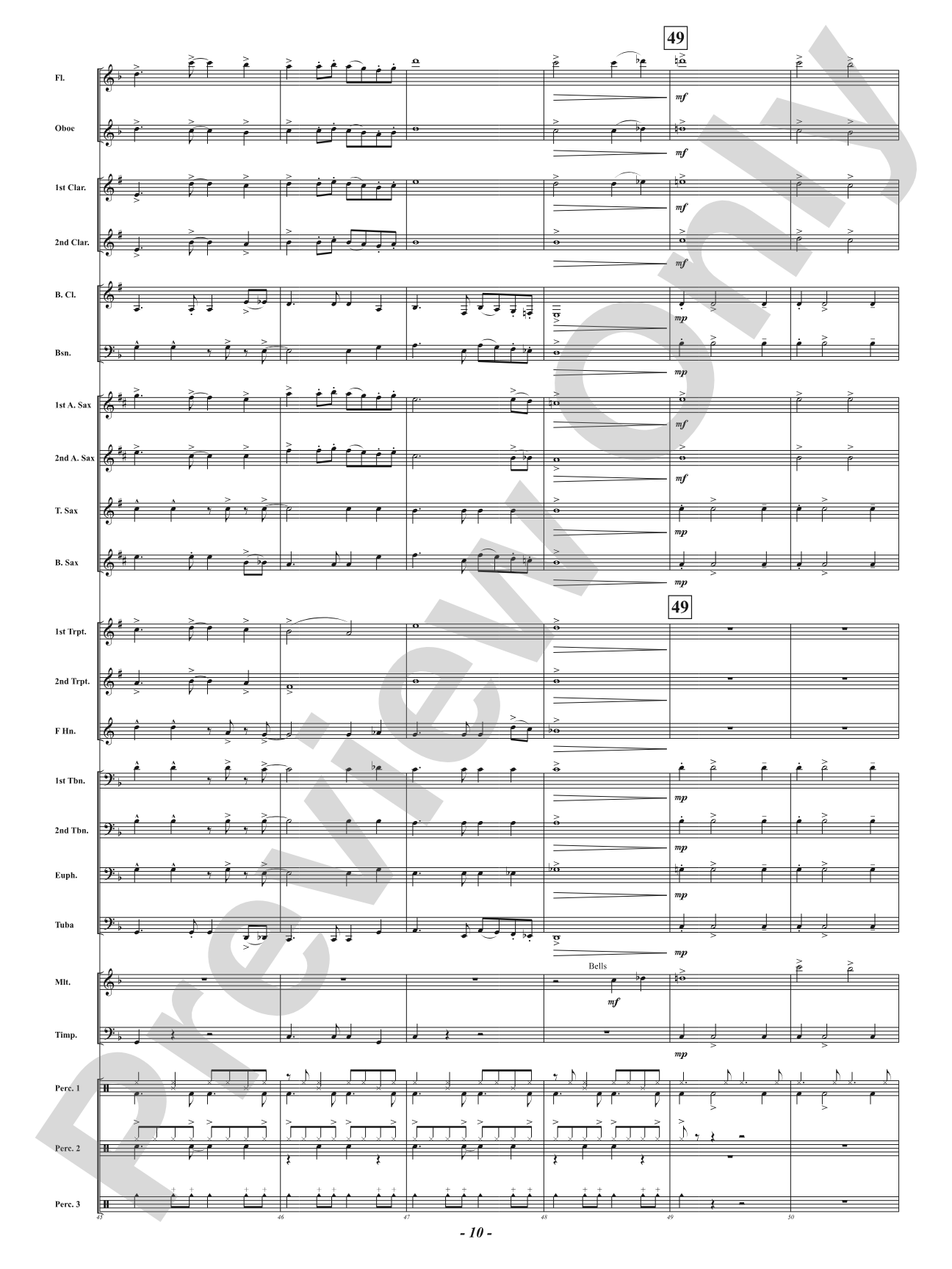 Santa's Workshop Samba: Concert Band Conductor Score & Parts