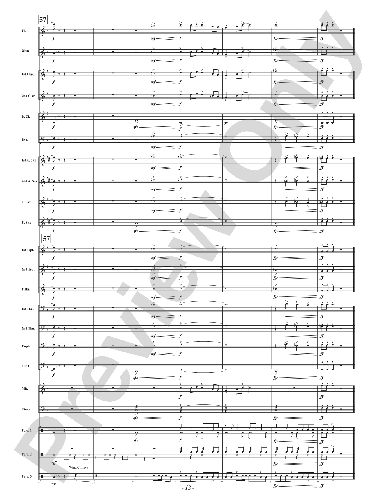 Santa's Workshop Samba: Concert Band Conductor Score & Parts