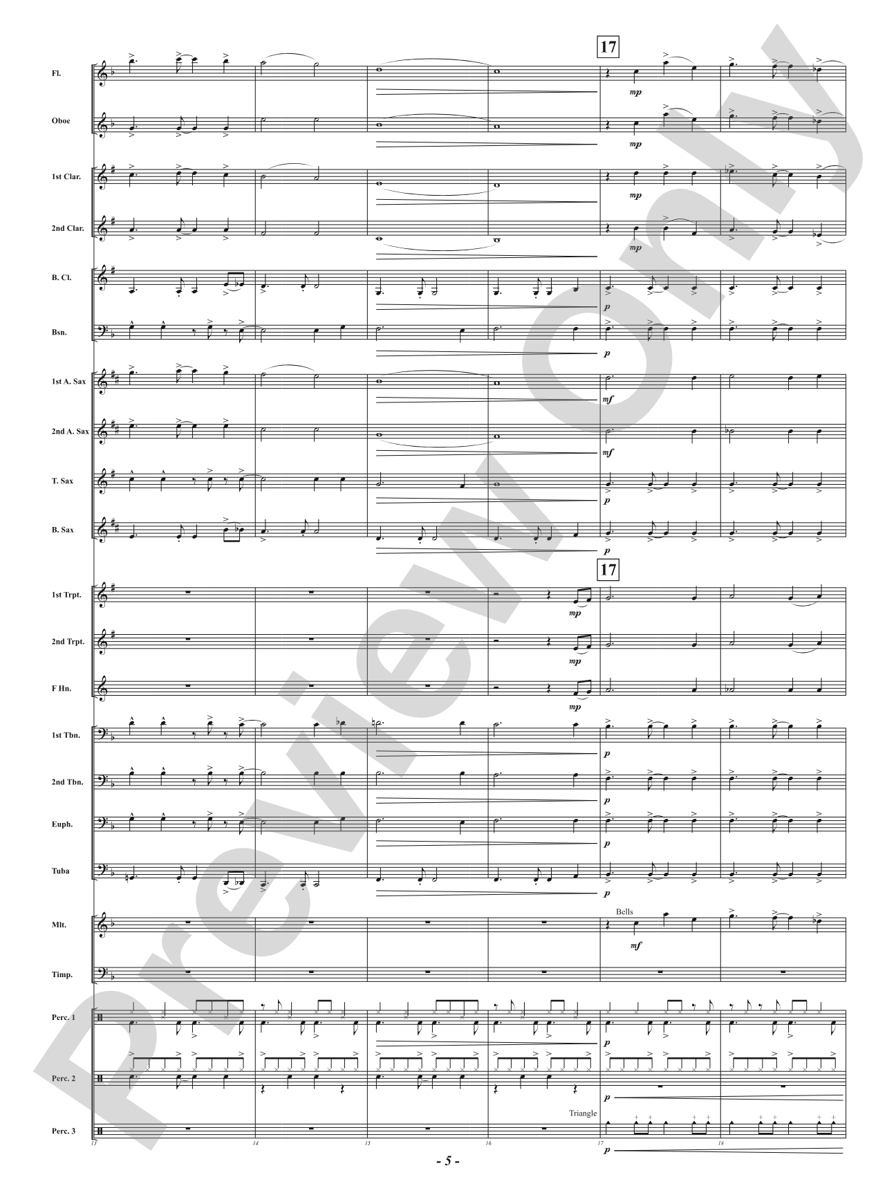 Santa's Workshop Samba: Concert Band Conductor Score & Parts