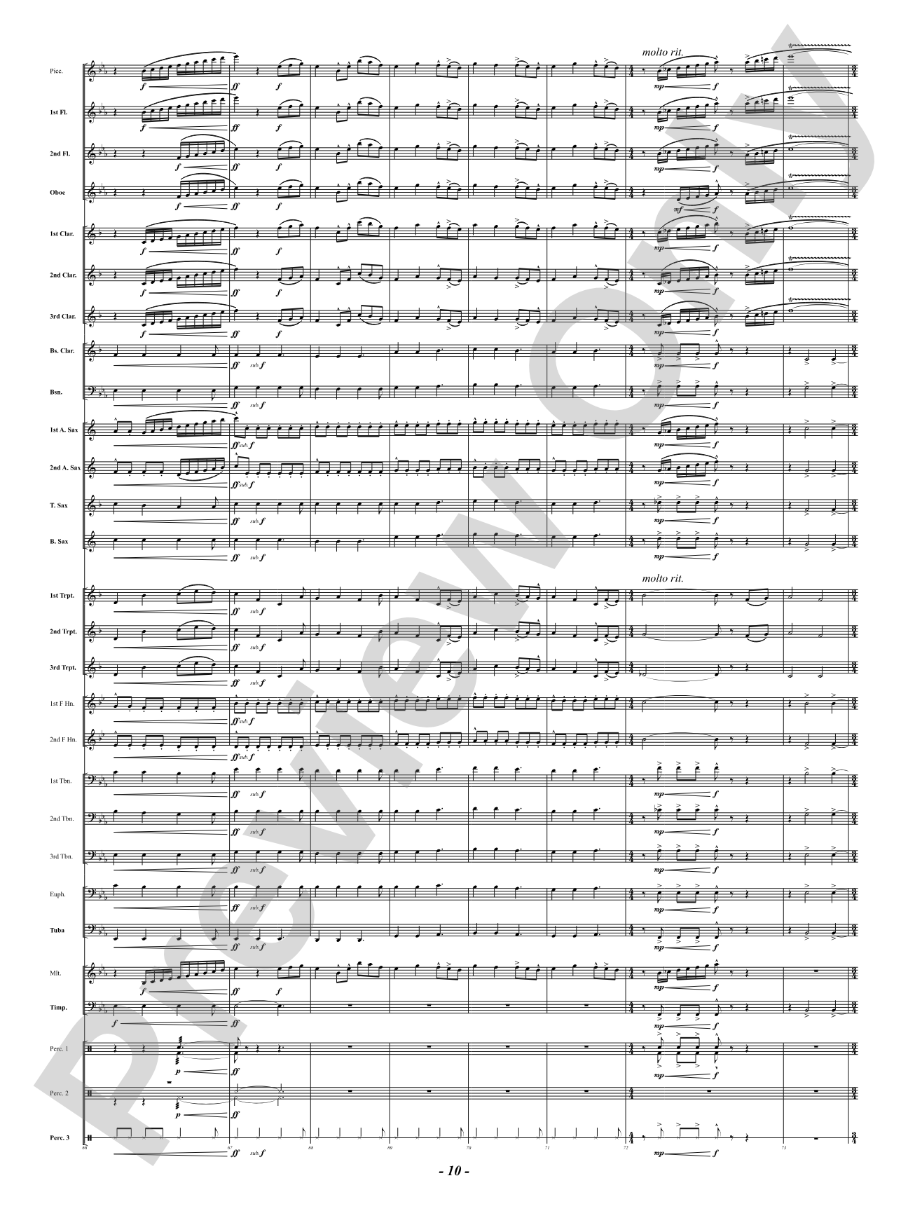 Courage Undaunted: Concert Band Conductor Score & Parts