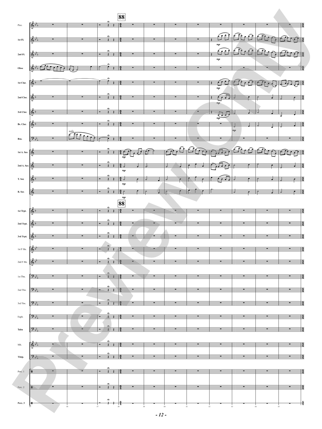 Courage Undaunted: Concert Band Conductor Score & Parts