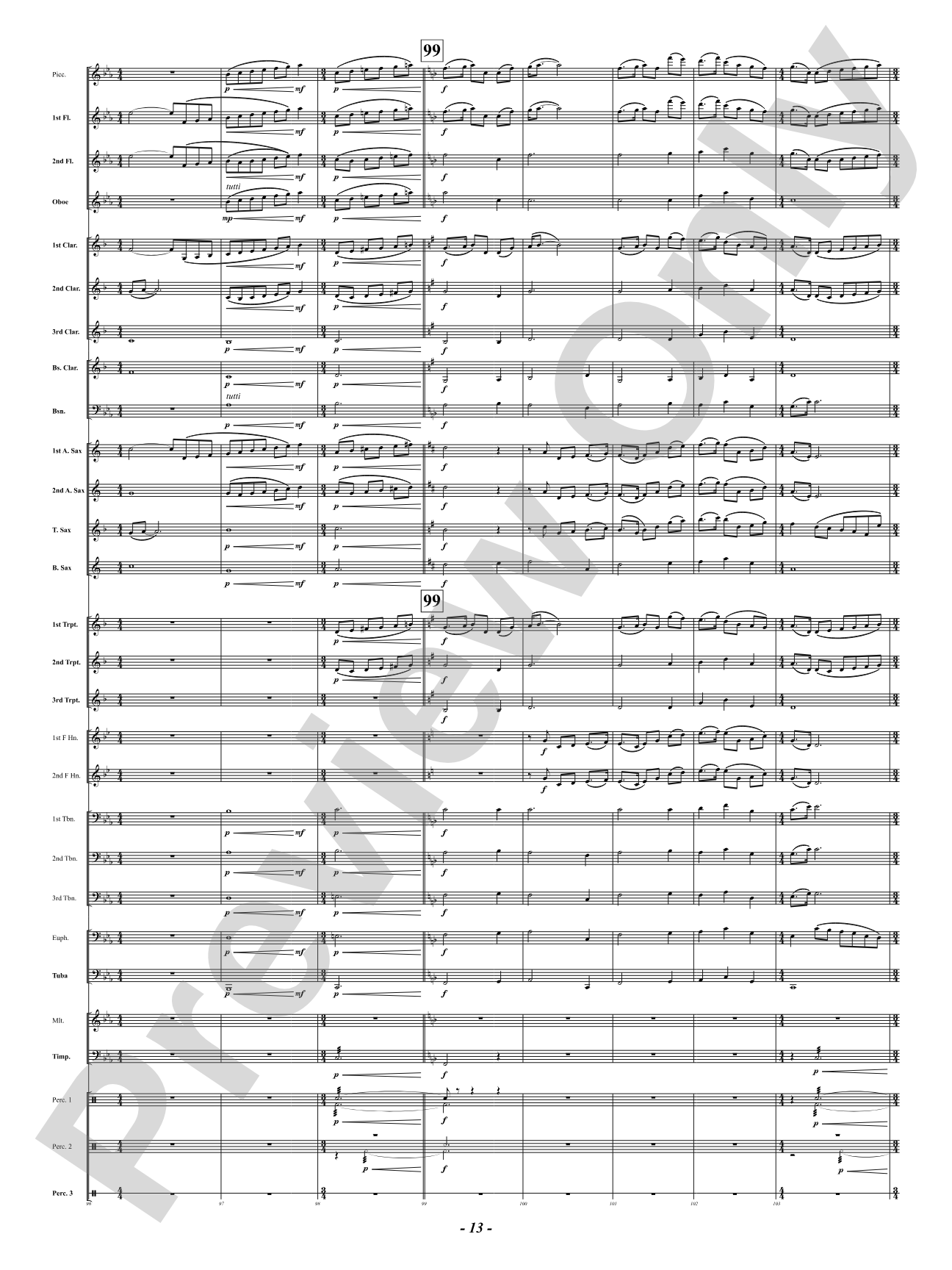 Courage Undaunted: Concert Band Conductor Score & Parts