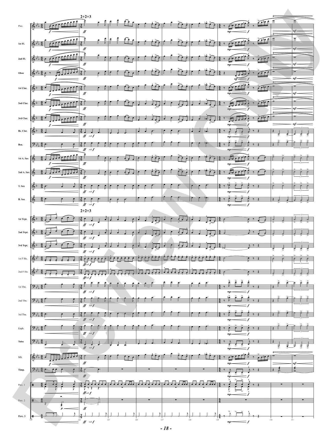 Courage Undaunted: Concert Band Conductor Score & Parts