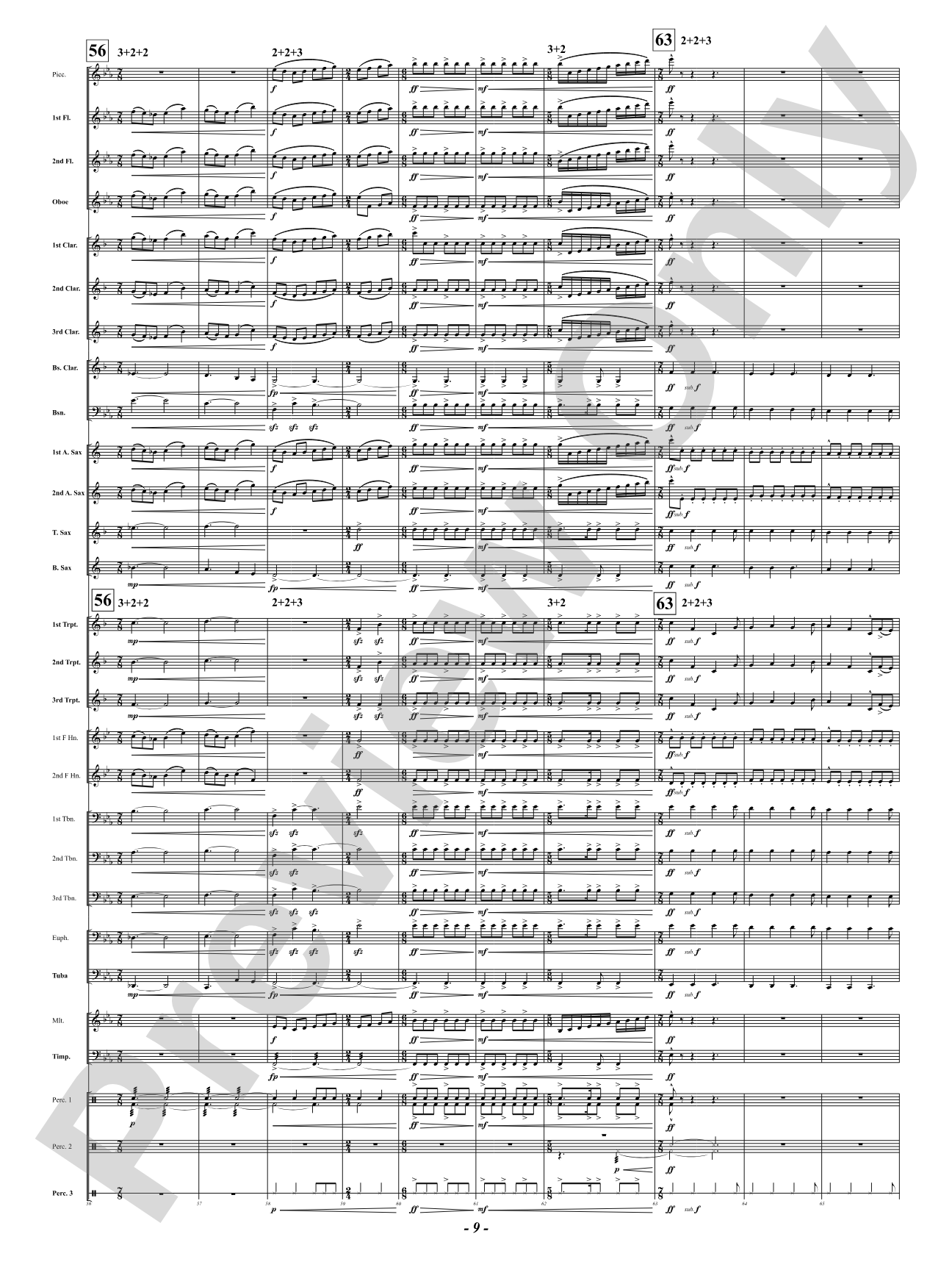 Courage Undaunted: Concert Band Conductor Score & Parts