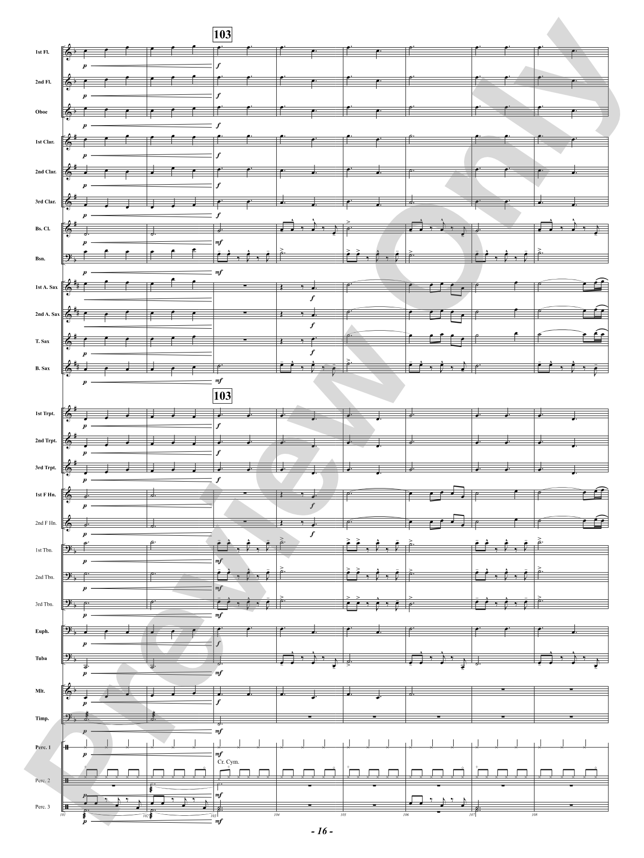 We Three Kings: Concert Band Conductor Score & Parts