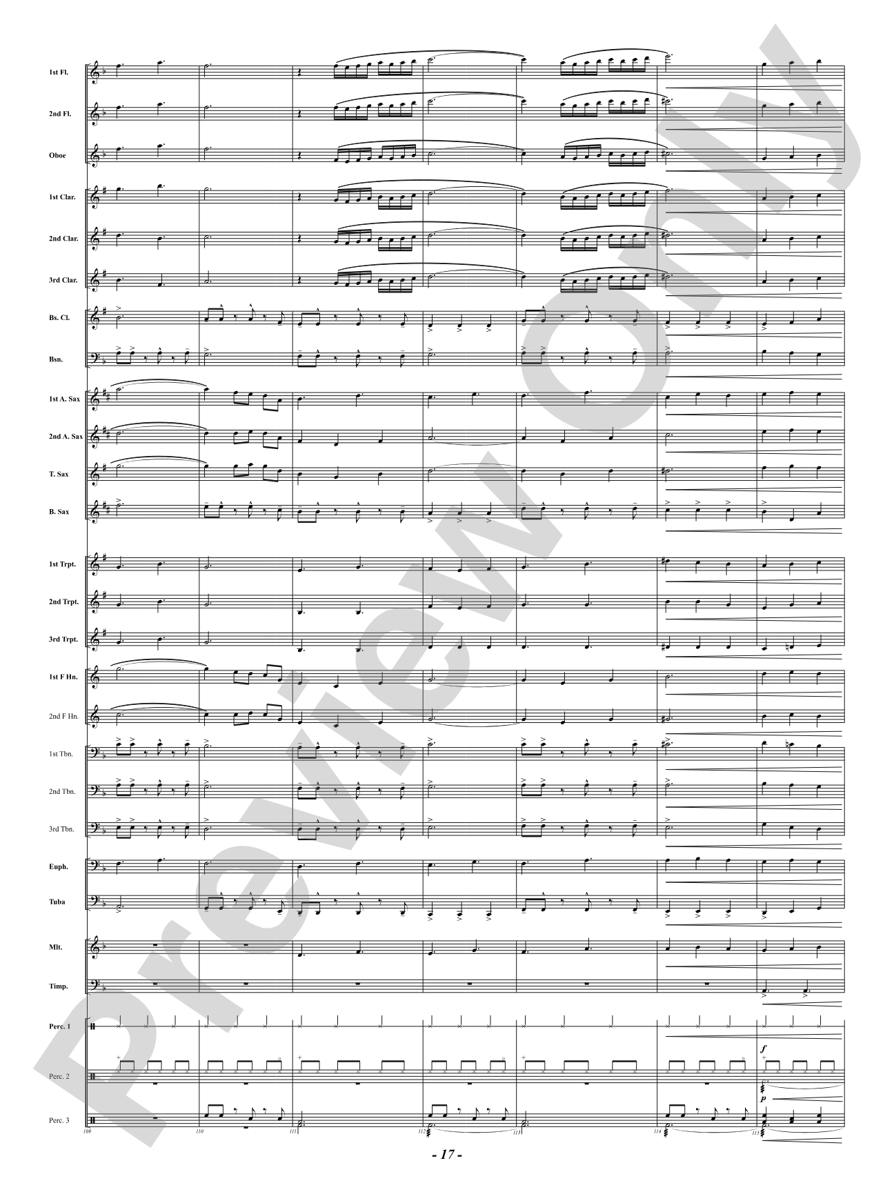 We Three Kings: Concert Band Conductor Score & Parts