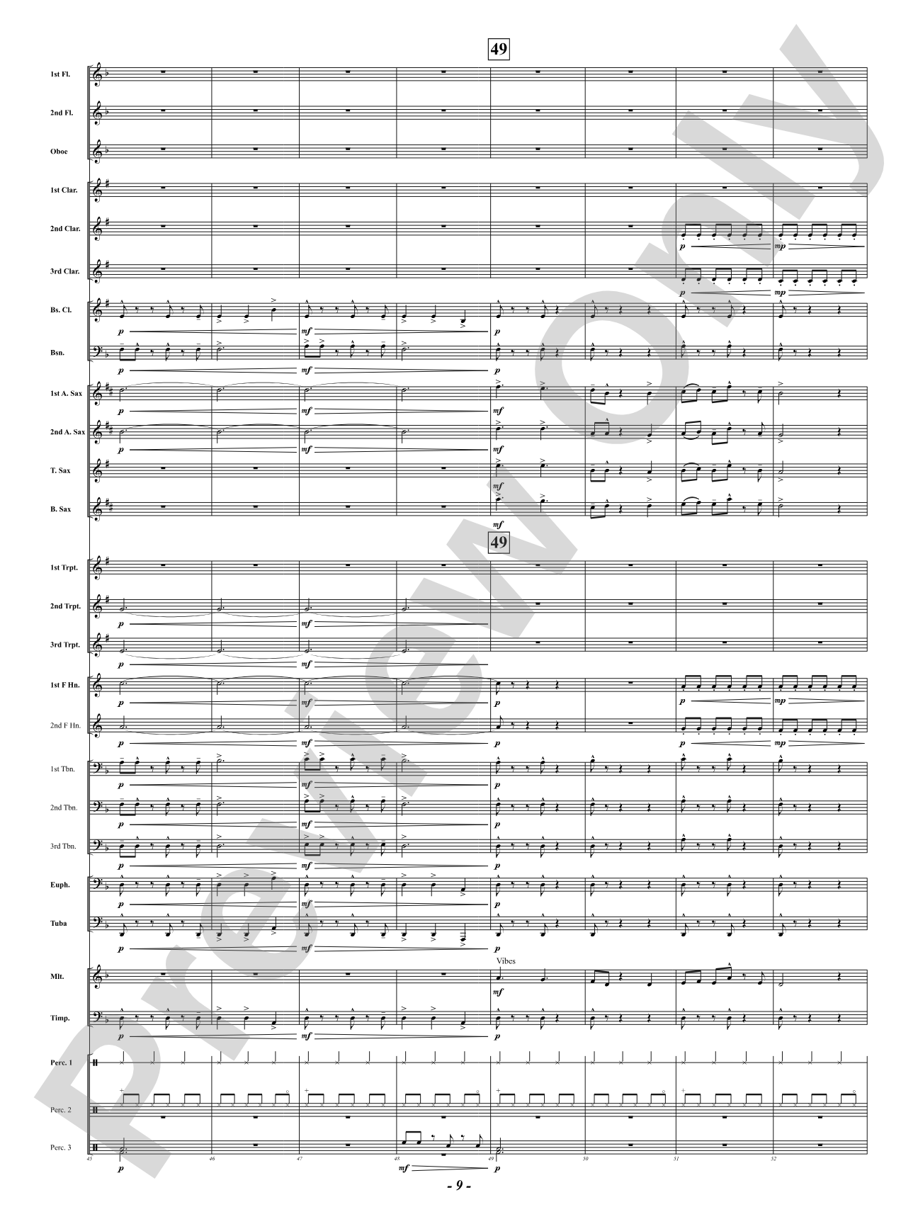 We Three Kings: Concert Band Conductor Score & Parts