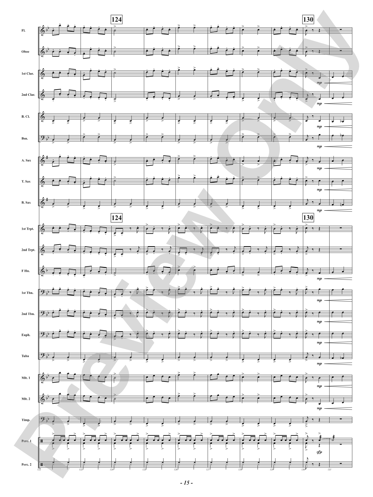 Infernal Galop - From <i>Orpheus in the Underworld</i>: Concert Band Conductor Score & Parts