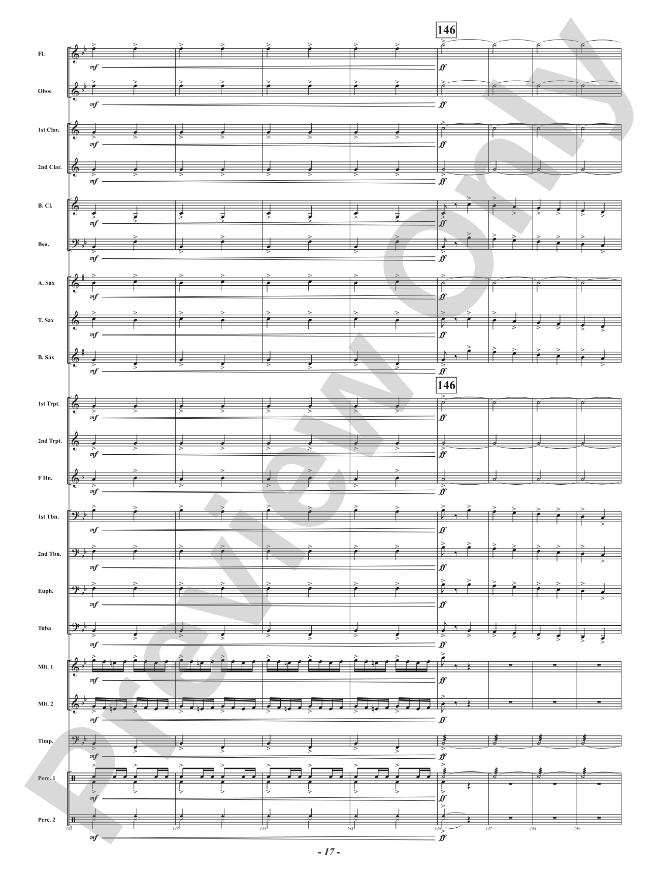Infernal Galop - From <i>Orpheus in the Underworld</i>: Concert Band Conductor Score & Parts