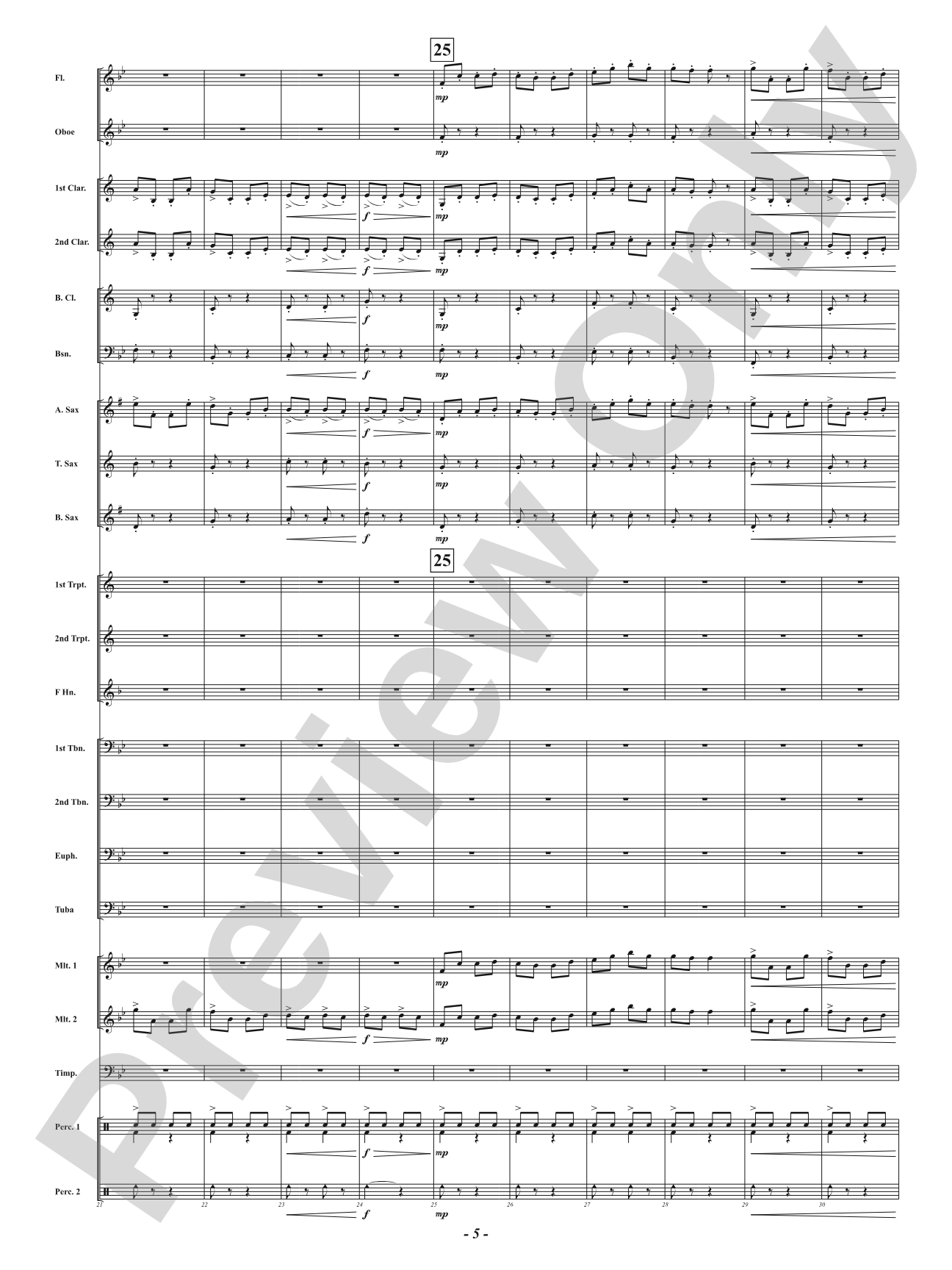Infernal Galop - From <i>Orpheus in the Underworld</i>: Concert Band Conductor Score & Parts