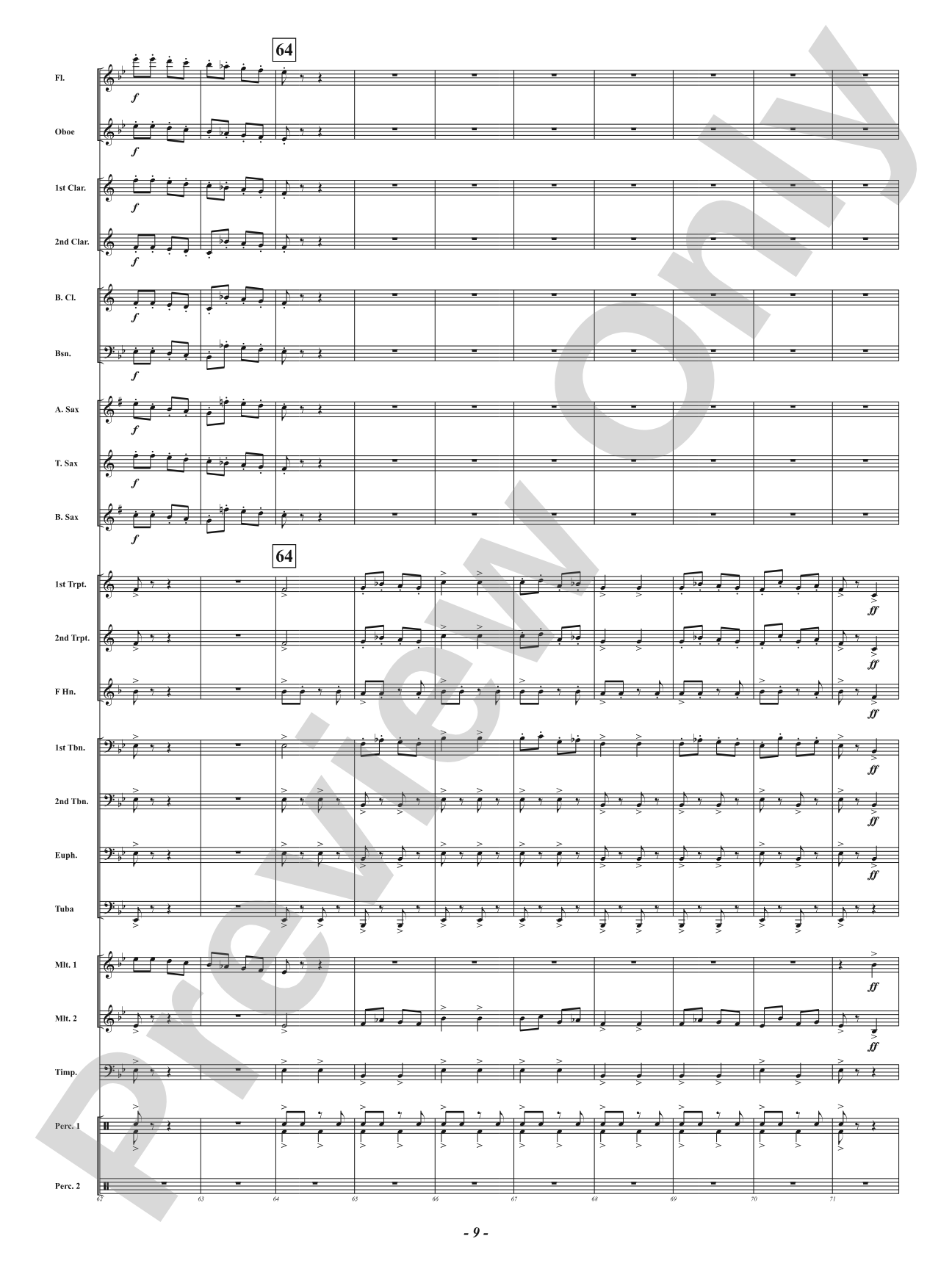 Infernal Galop - From <i>Orpheus in the Underworld</i>: Concert Band Conductor Score & Parts