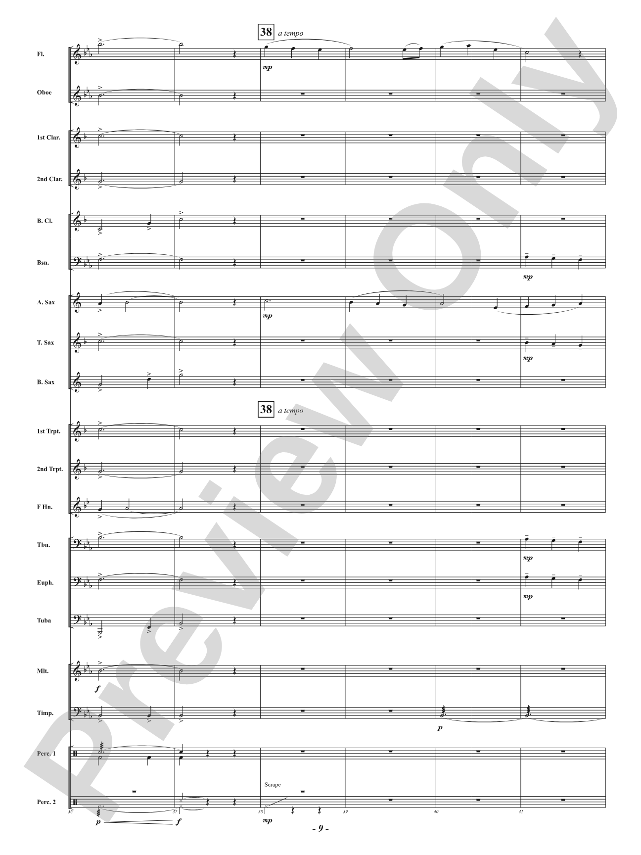 Afterlight: Concert Band Conductor Score & Parts