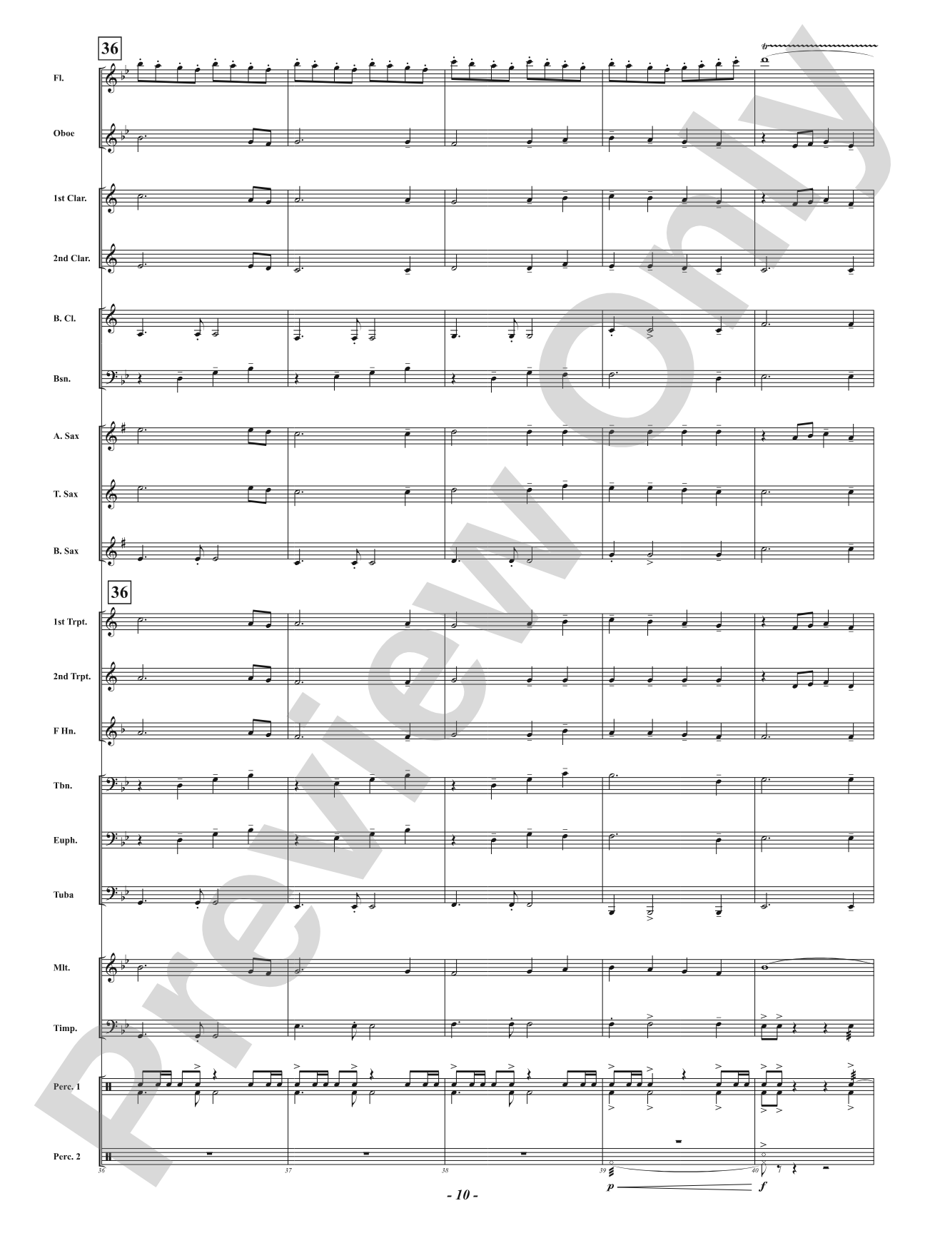 Talon: Concert Band Conductor Score & Parts
