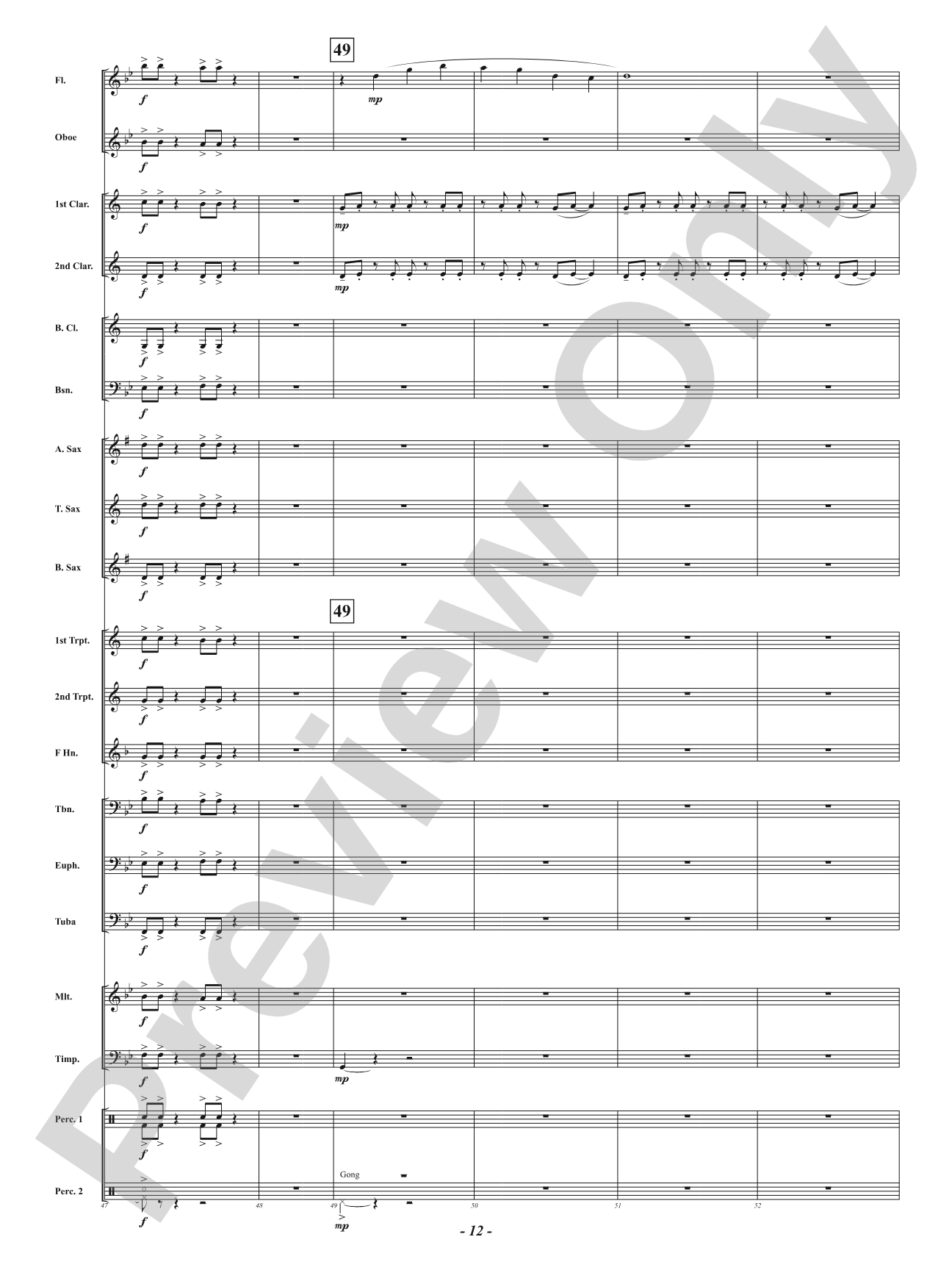 Talon: Concert Band Conductor Score & Parts