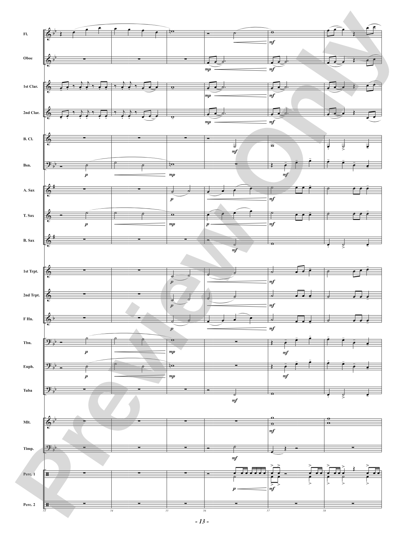 Talon: Concert Band Conductor Score & Parts