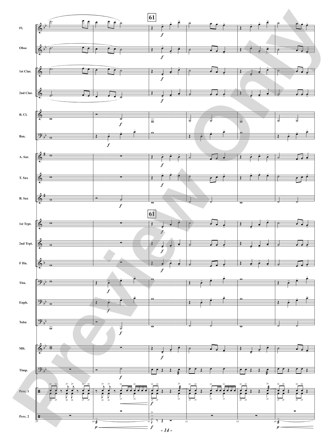 Talon: Concert Band Conductor Score & Parts