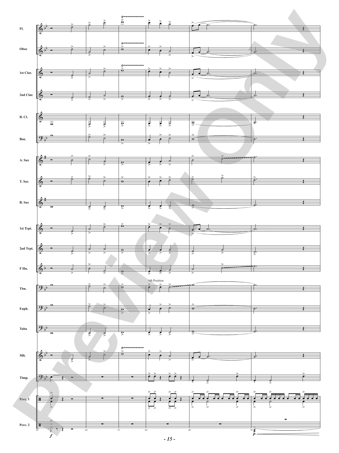 Talon: Concert Band Conductor Score & Parts