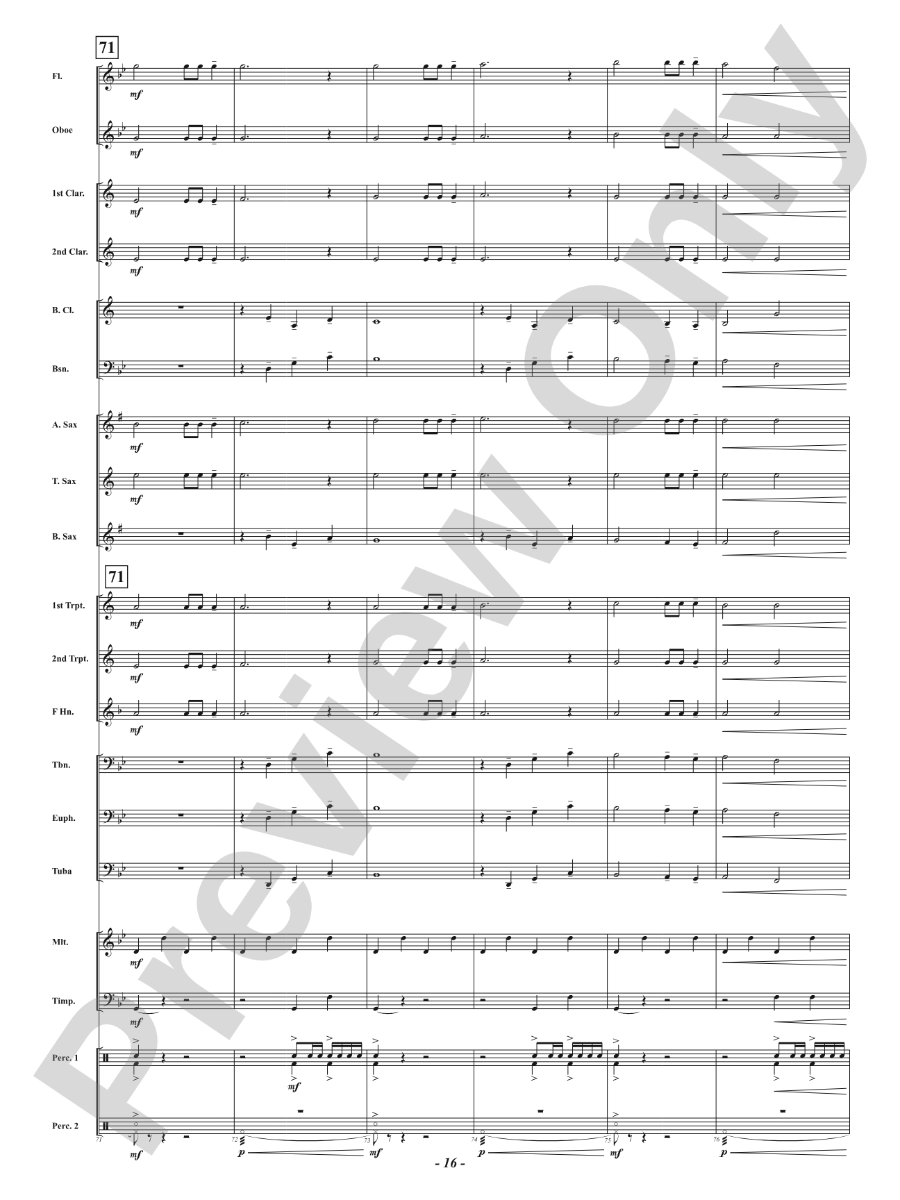 Talon: Concert Band Conductor Score & Parts