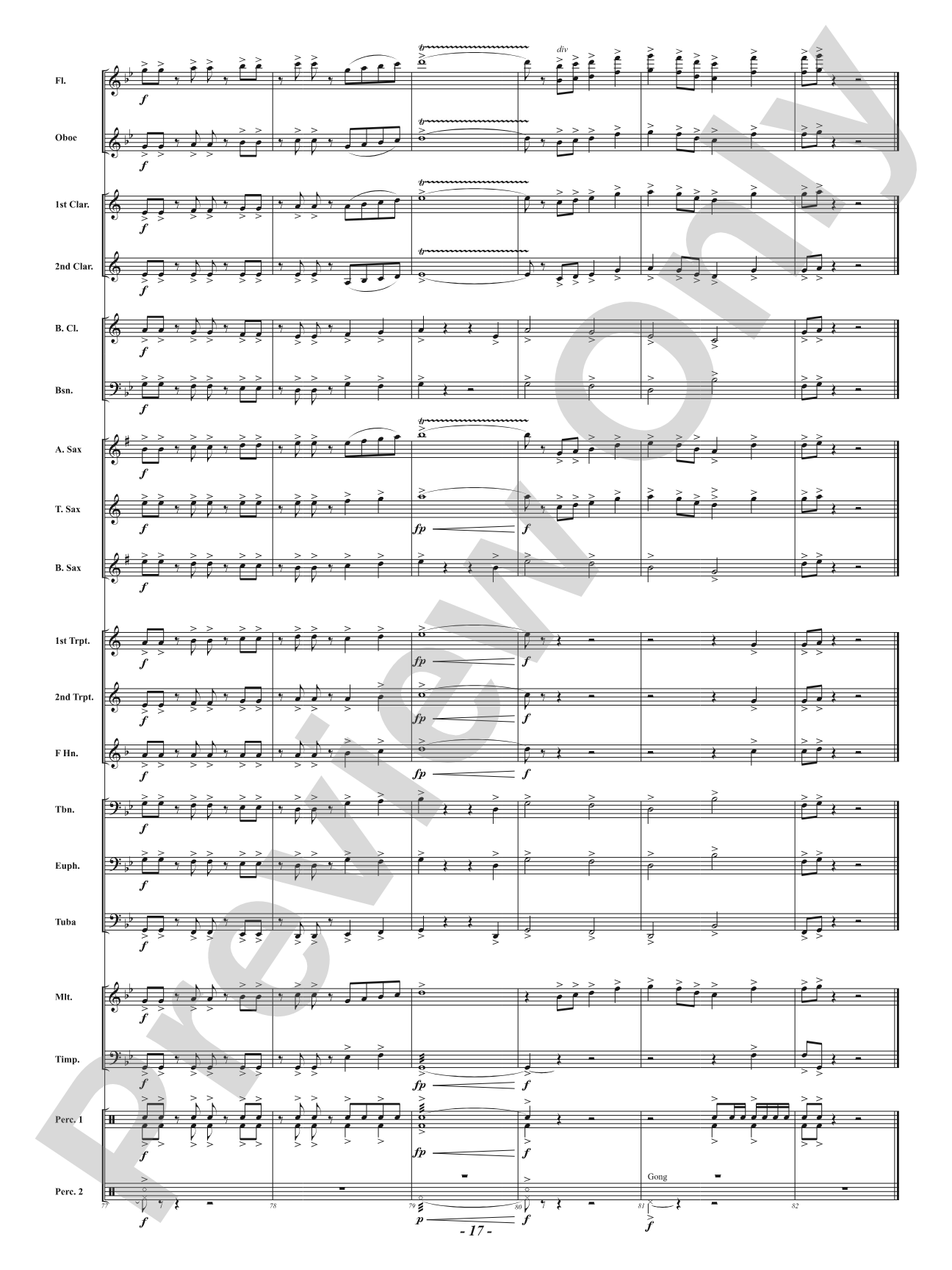 Talon: Concert Band Conductor Score & Parts