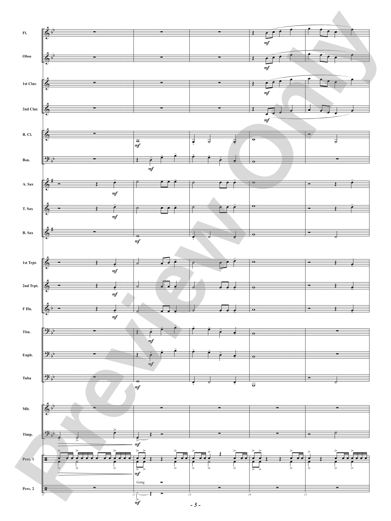 Talon: Concert Band Conductor Score & Parts