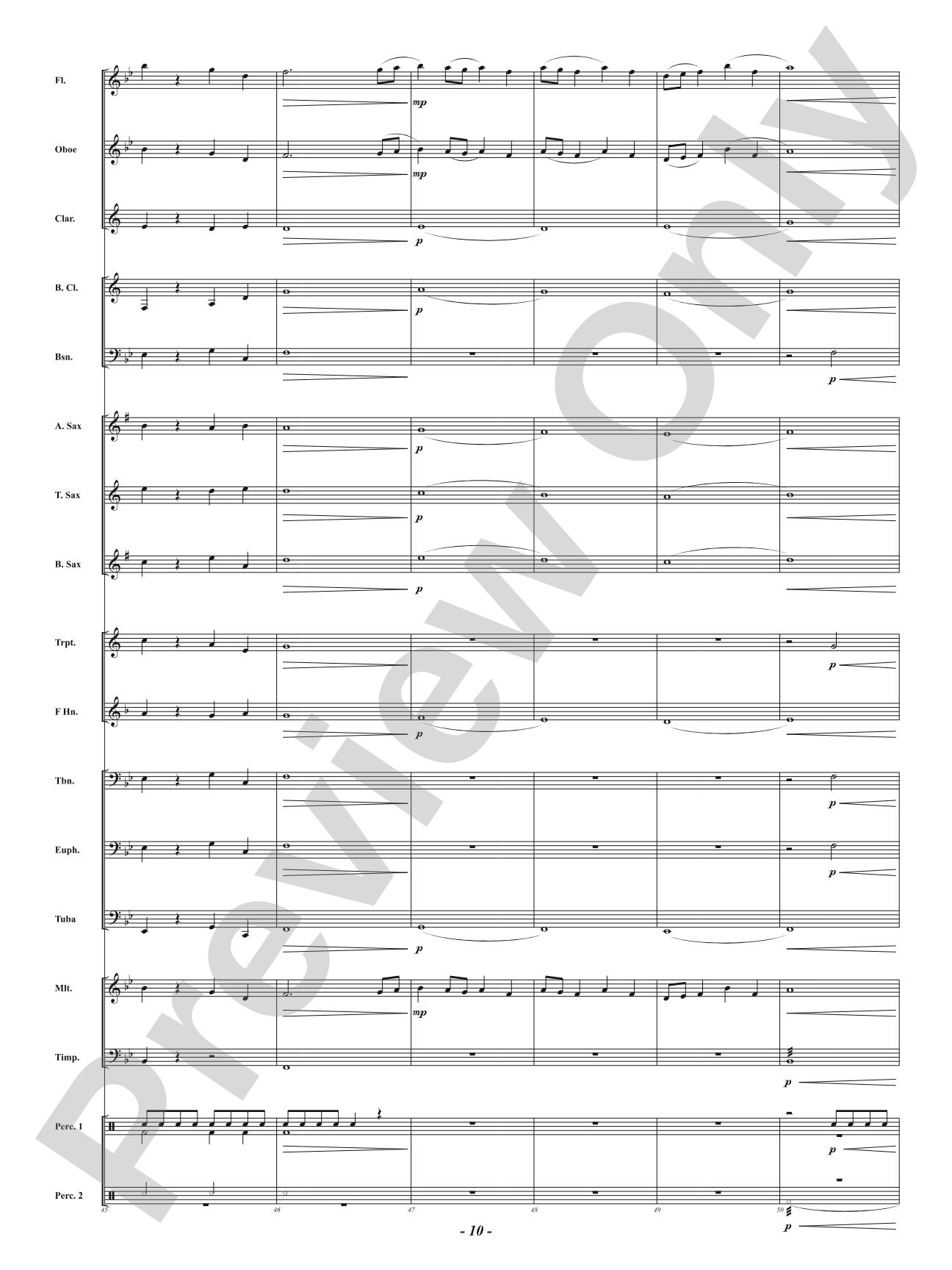 Inspiritus Overture: Concert Band Conductor Score & Parts