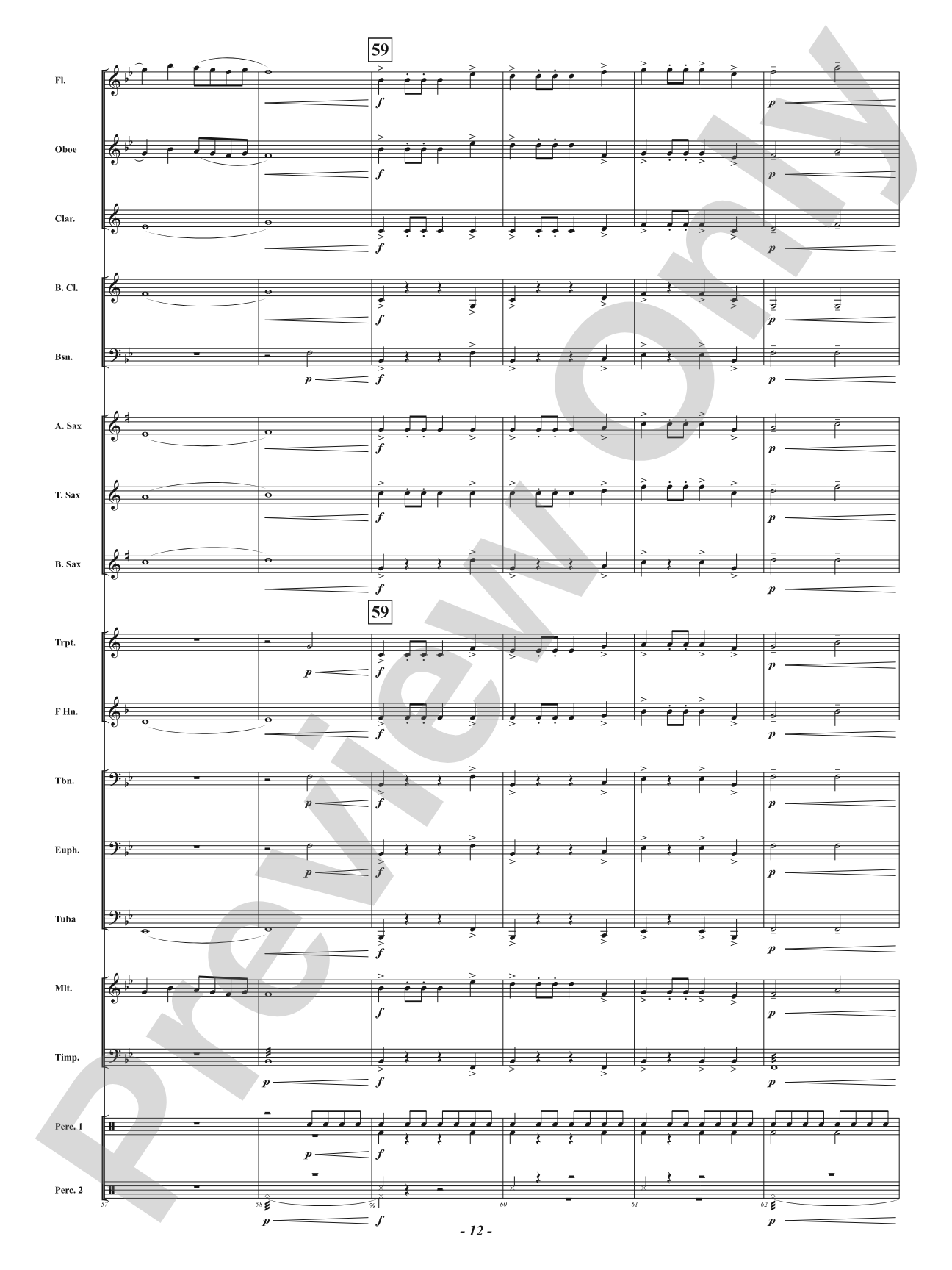Inspiritus Overture: Concert Band Conductor Score & Parts