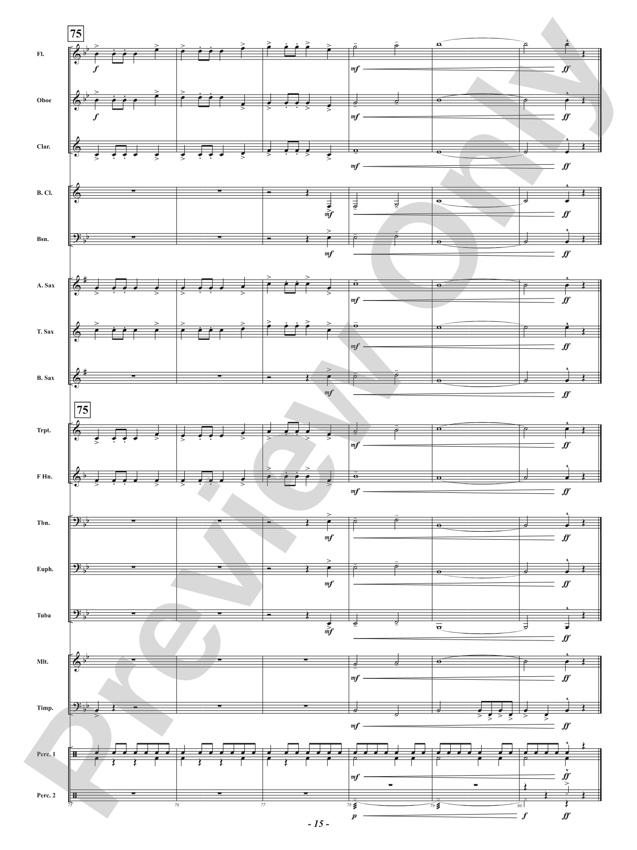 Inspiritus Overture: Concert Band Conductor Score & Parts