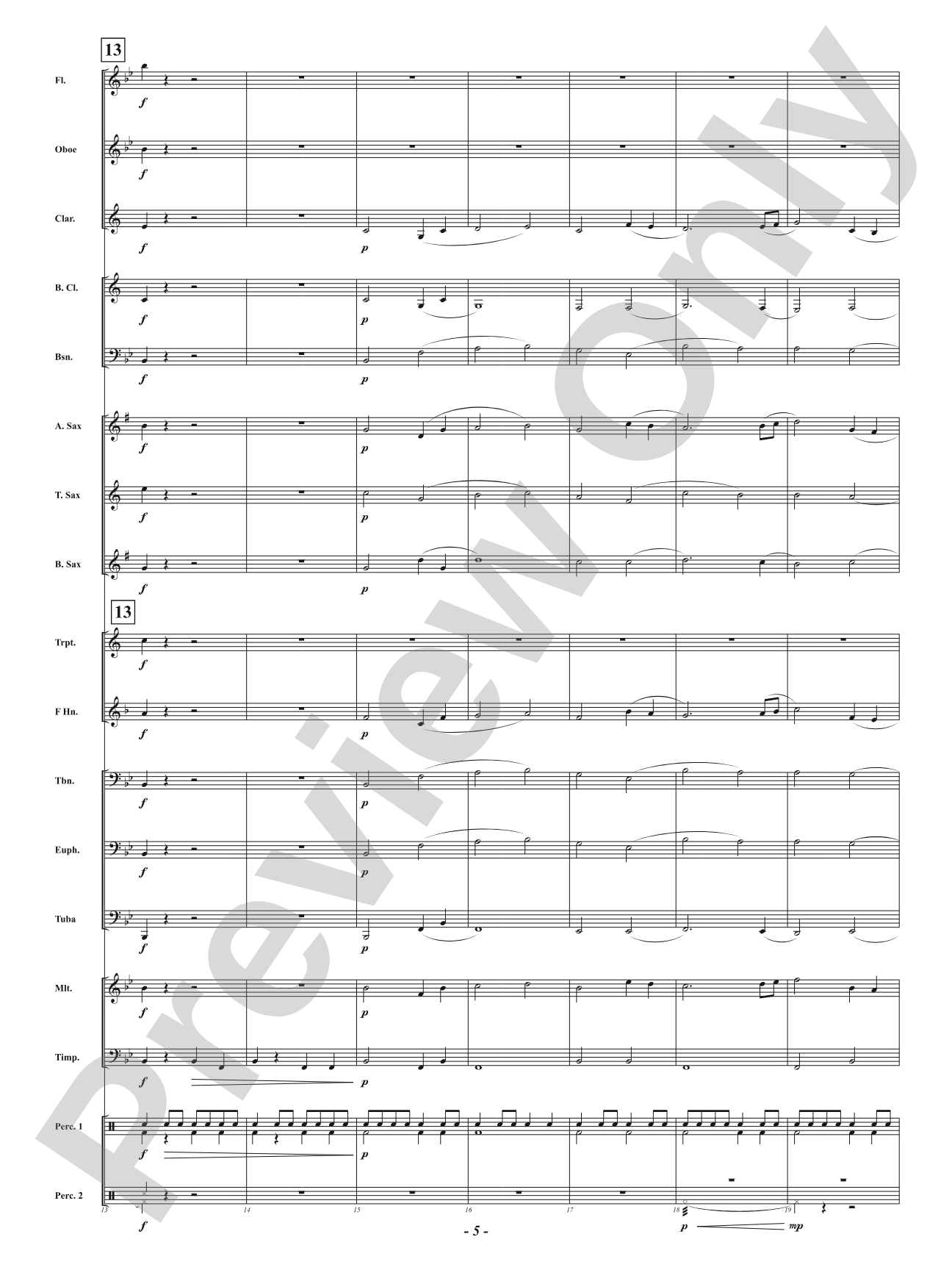 Inspiritus Overture: Concert Band Conductor Score & Parts