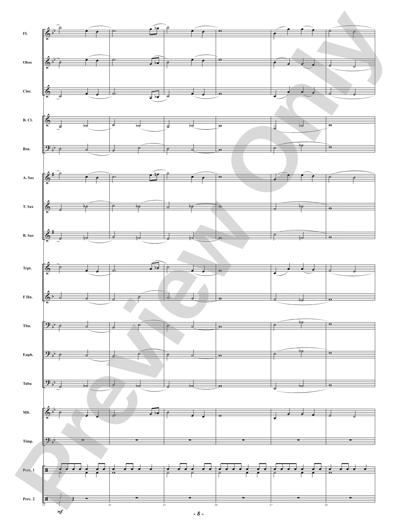 Inspiritus Overture: Concert Band Conductor Score & Parts