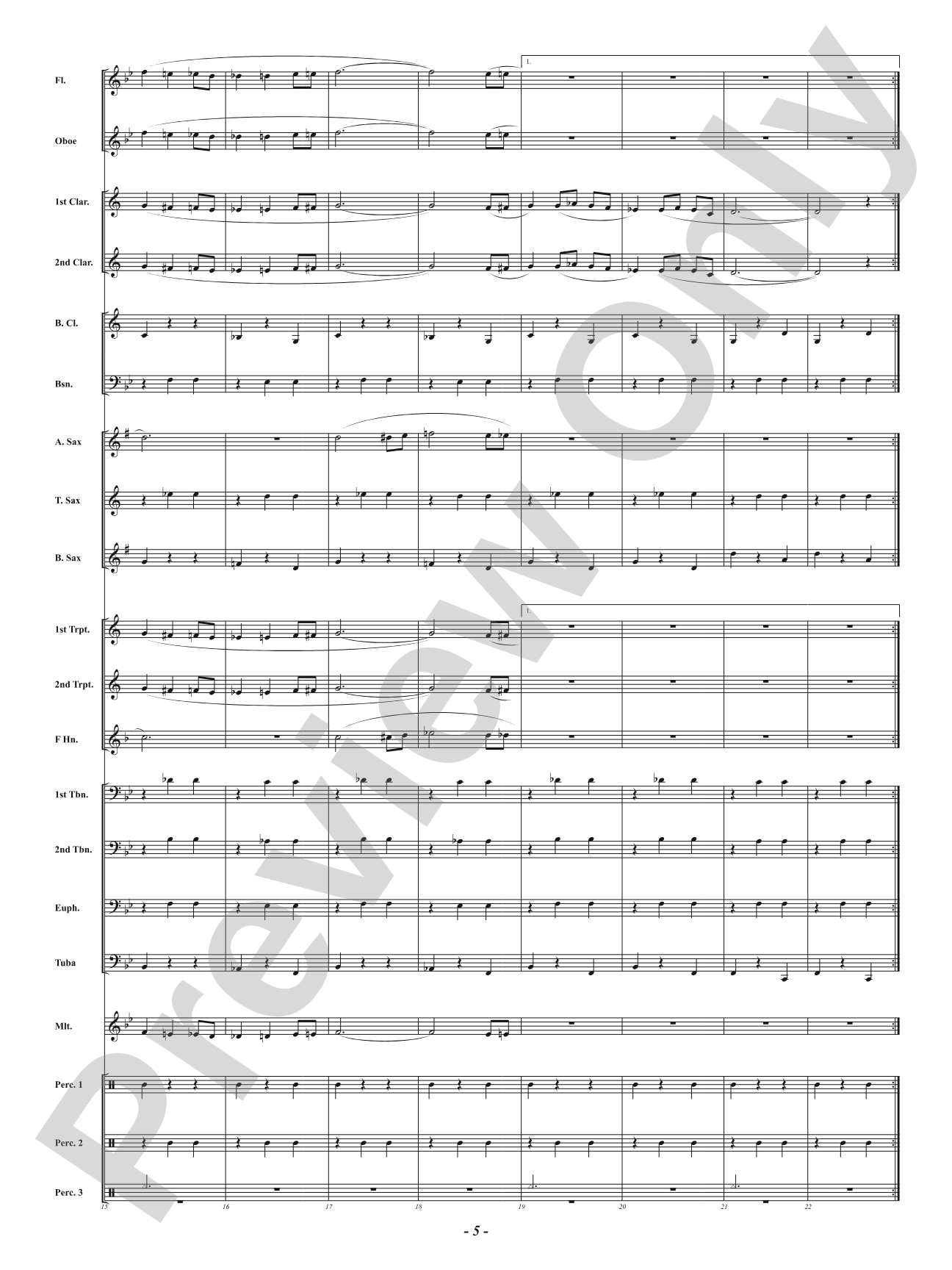 Chromatic Express: Concert Band Conductor Score & Parts