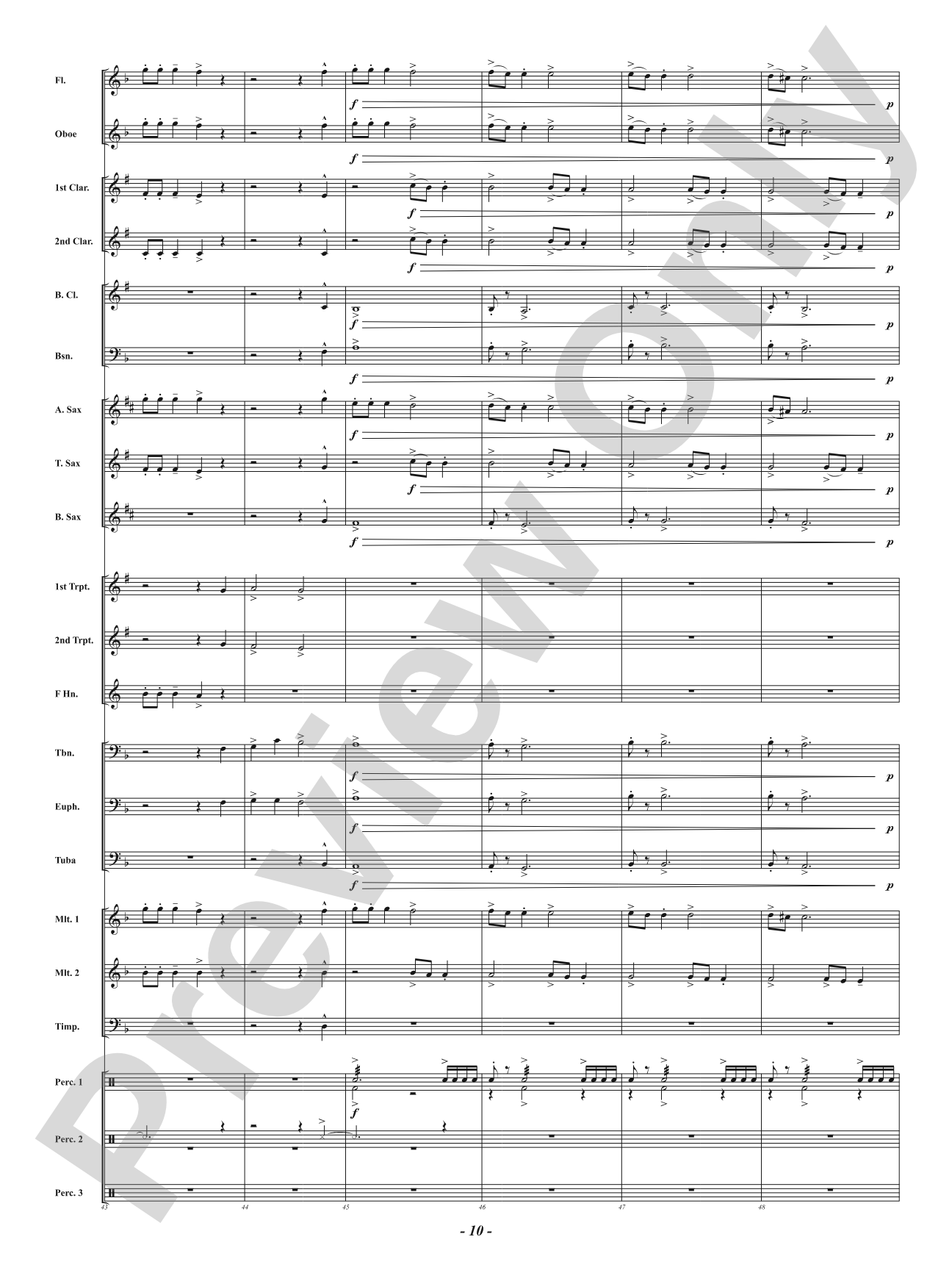 Dragonflight at Dawn: Concert Band Conductor Score & Parts