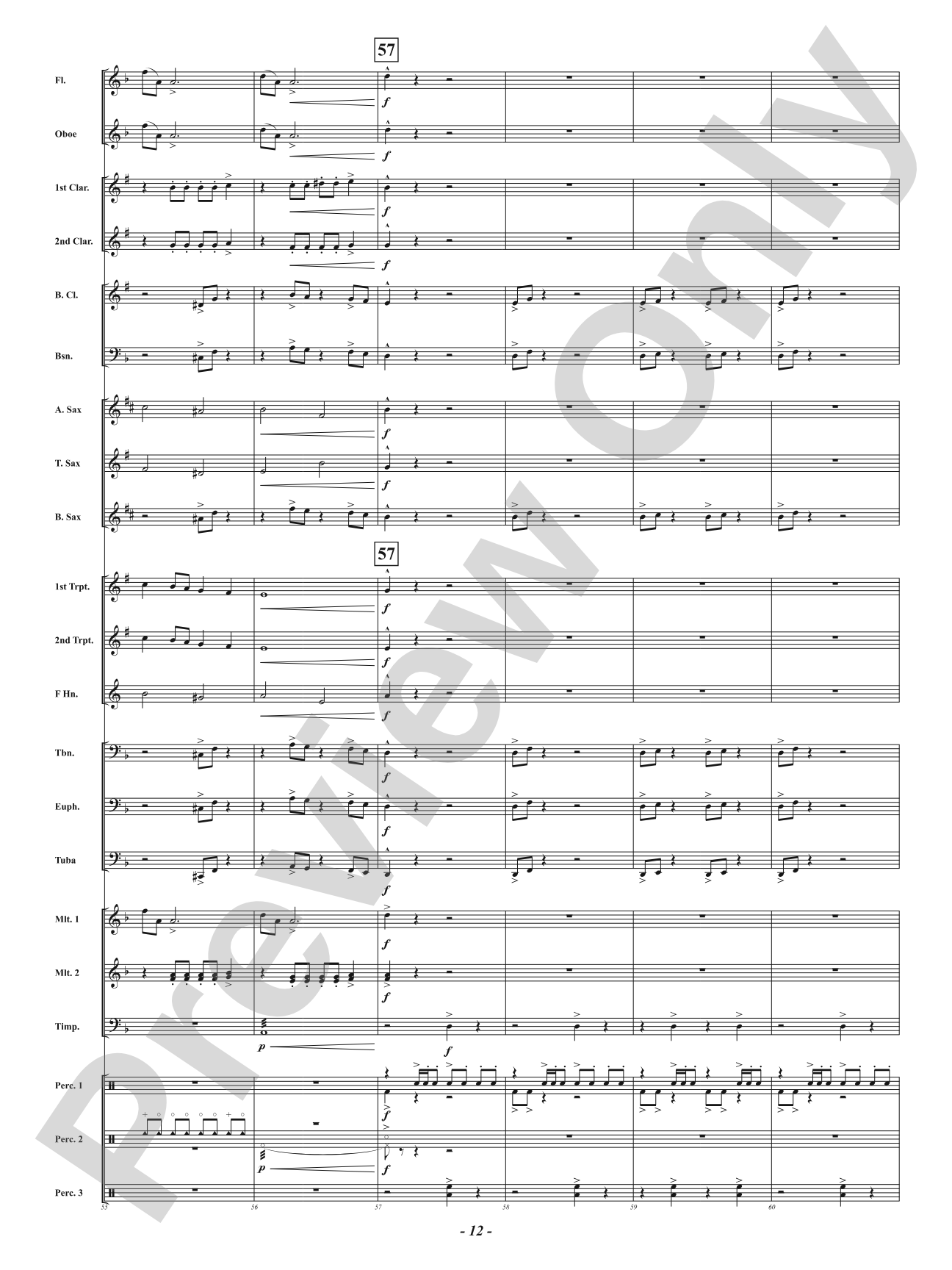 Dragonflight at Dawn: Concert Band Conductor Score & Parts