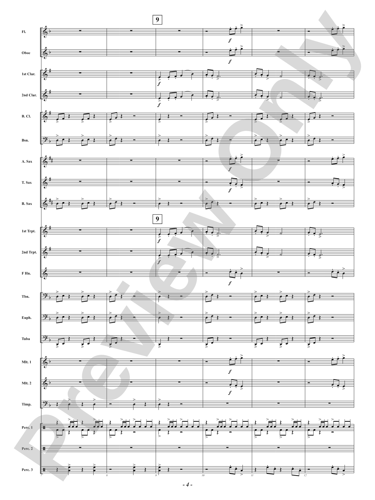 Dragonflight at Dawn: Concert Band Conductor Score & Parts