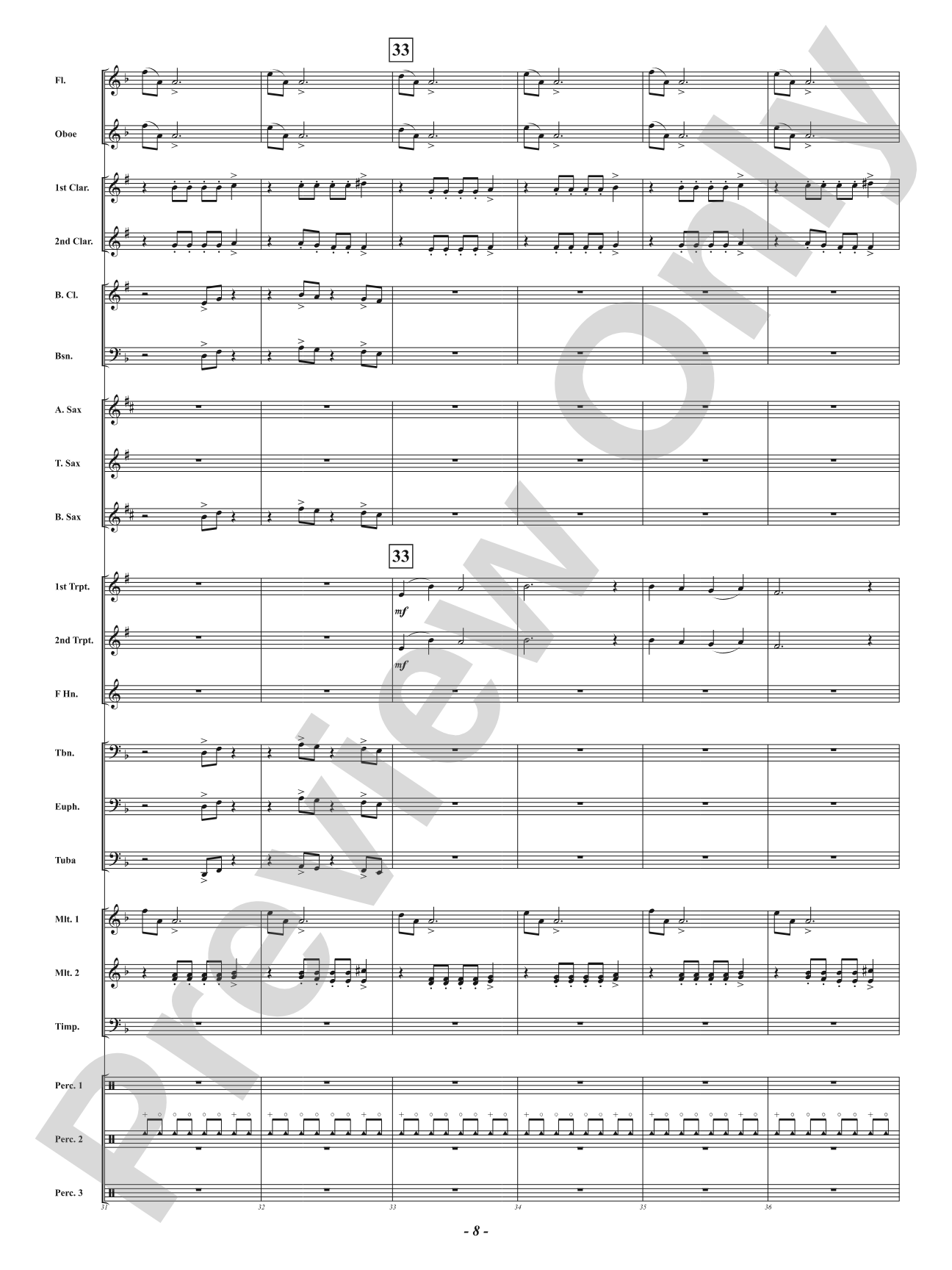 Dragonflight at Dawn: Concert Band Conductor Score & Parts