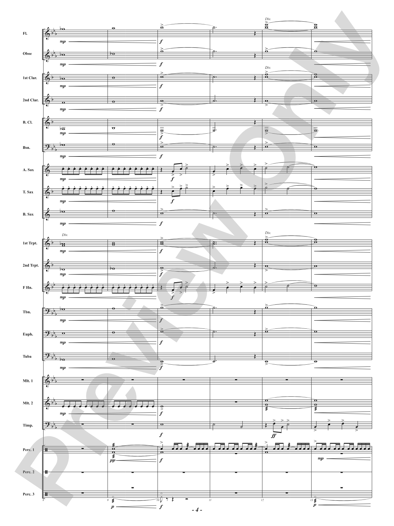 Flying Fortress - A Fanfare for Band: Concert Band Conductor Score & Parts