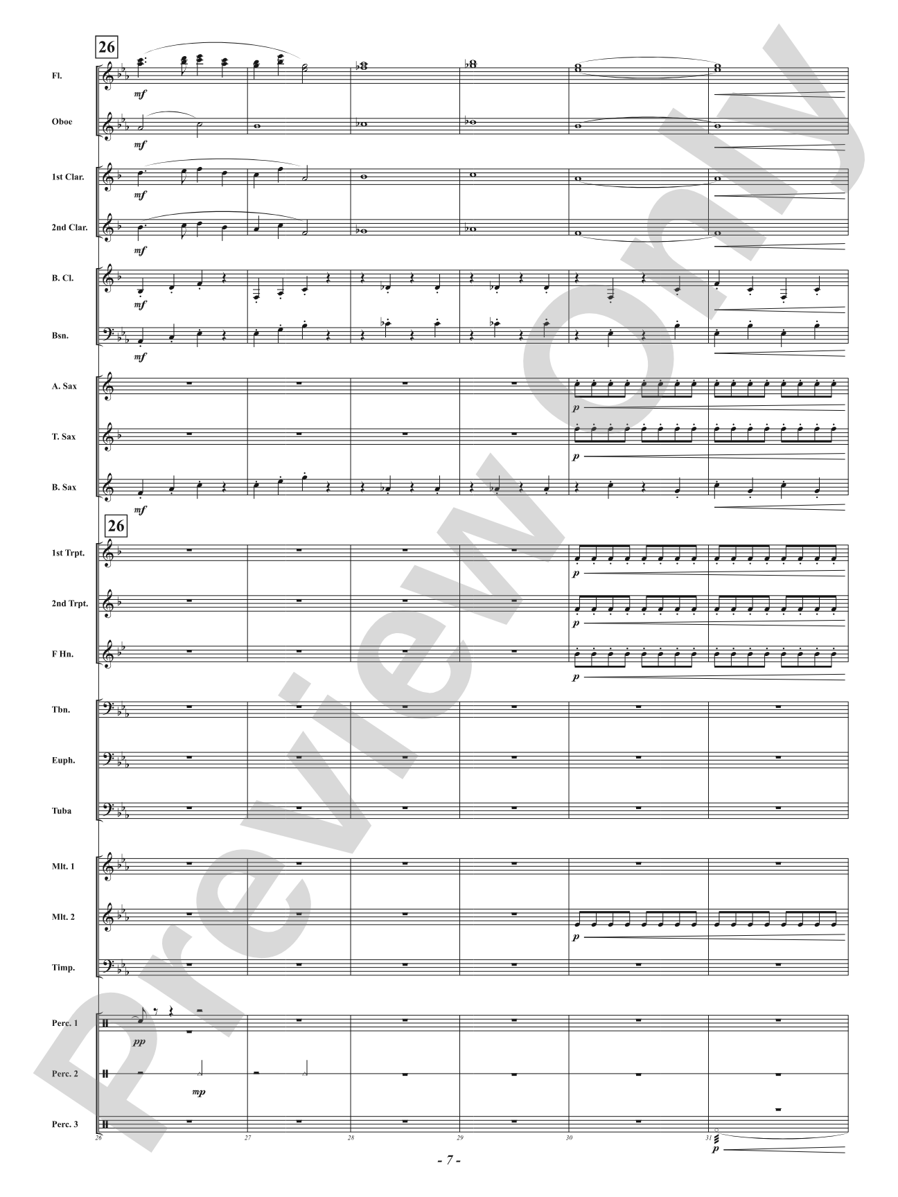 Flying Fortress - A Fanfare for Band: Concert Band Conductor Score & Parts