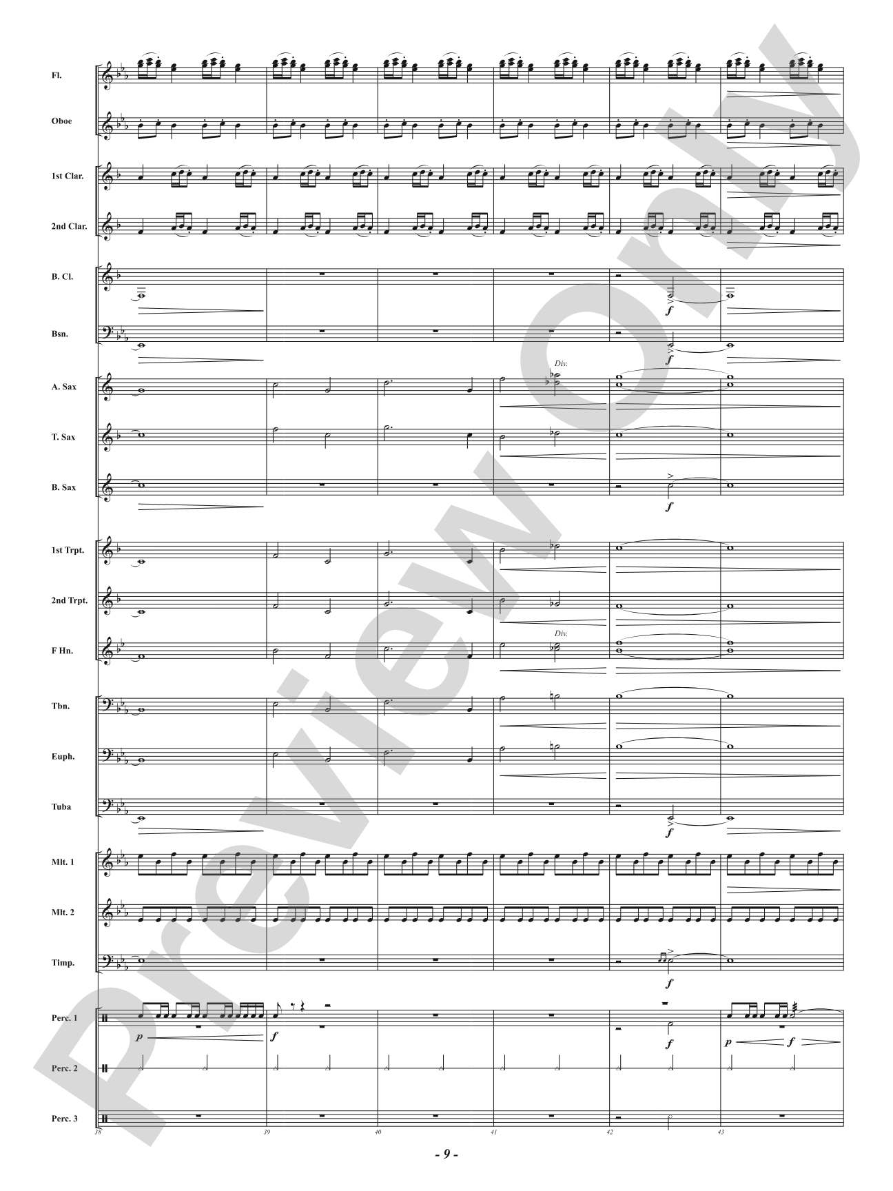 Flying Fortress - A Fanfare for Band: Concert Band Conductor Score & Parts