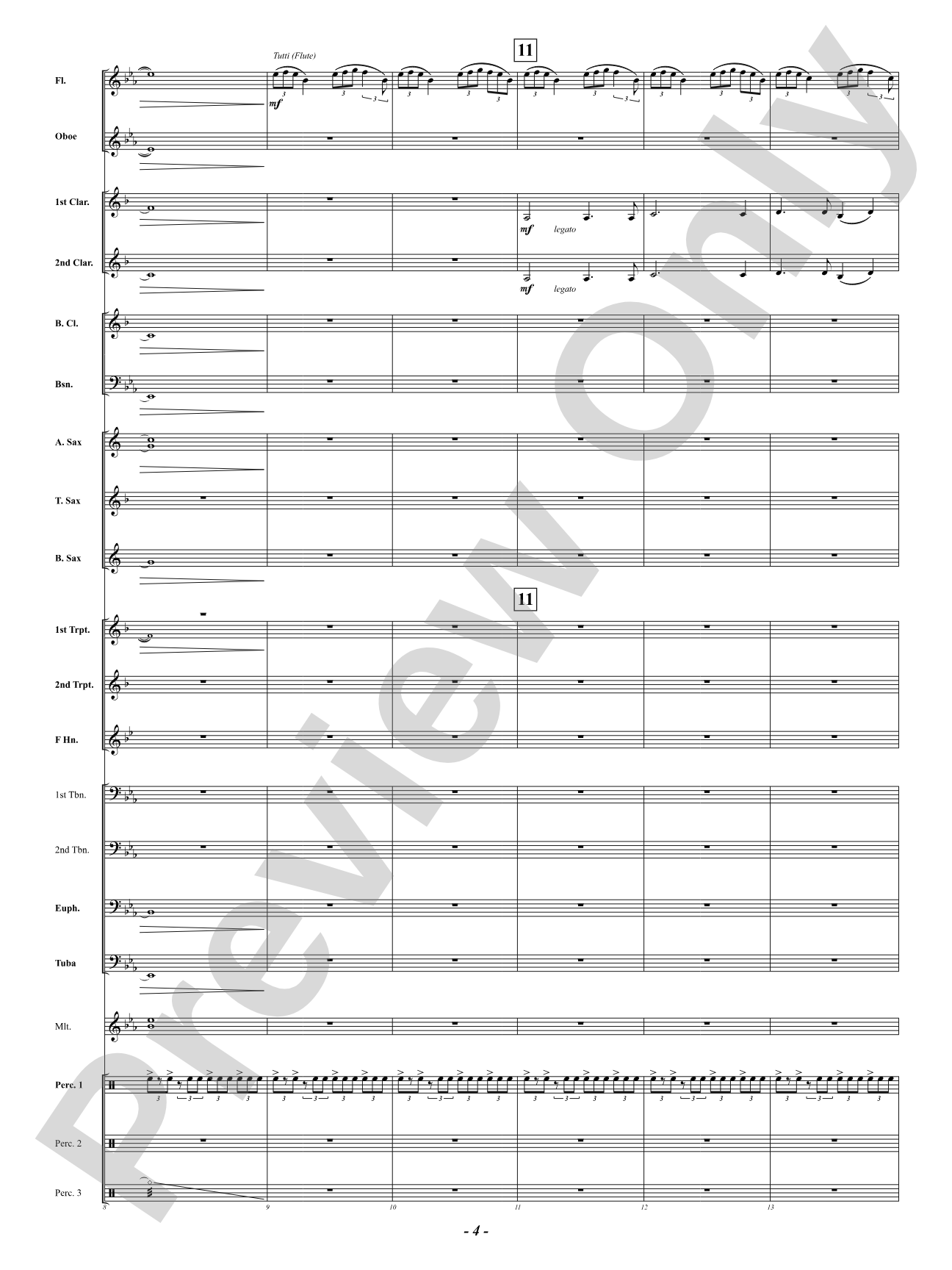 Celtic Holy Night: Concert Band Conductor Score & Parts