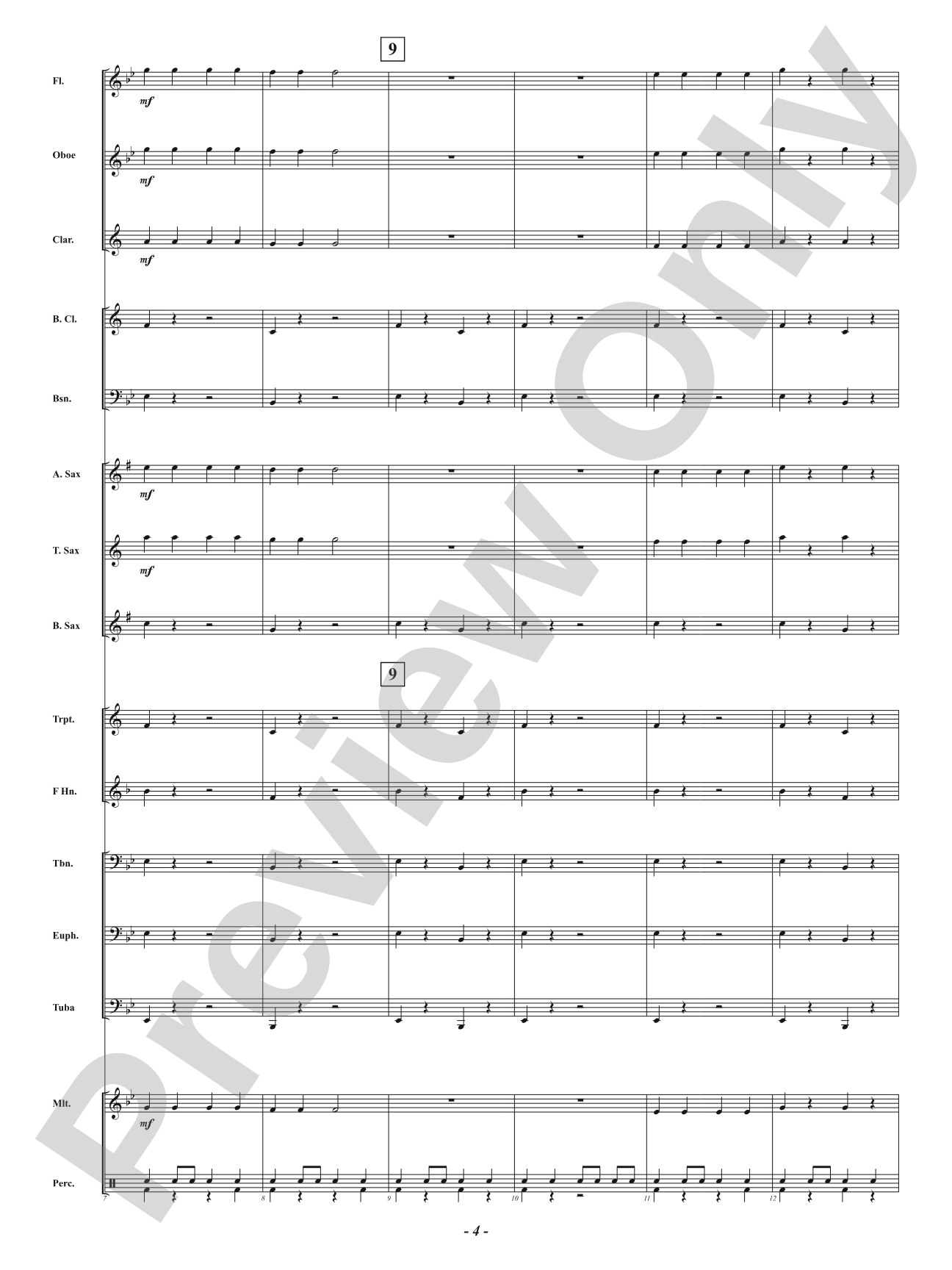 Two Songs for the Holidays - Jolly Old Saint Nick March & Angels We Have Heard On High: Concert Band Conductor Score & Parts