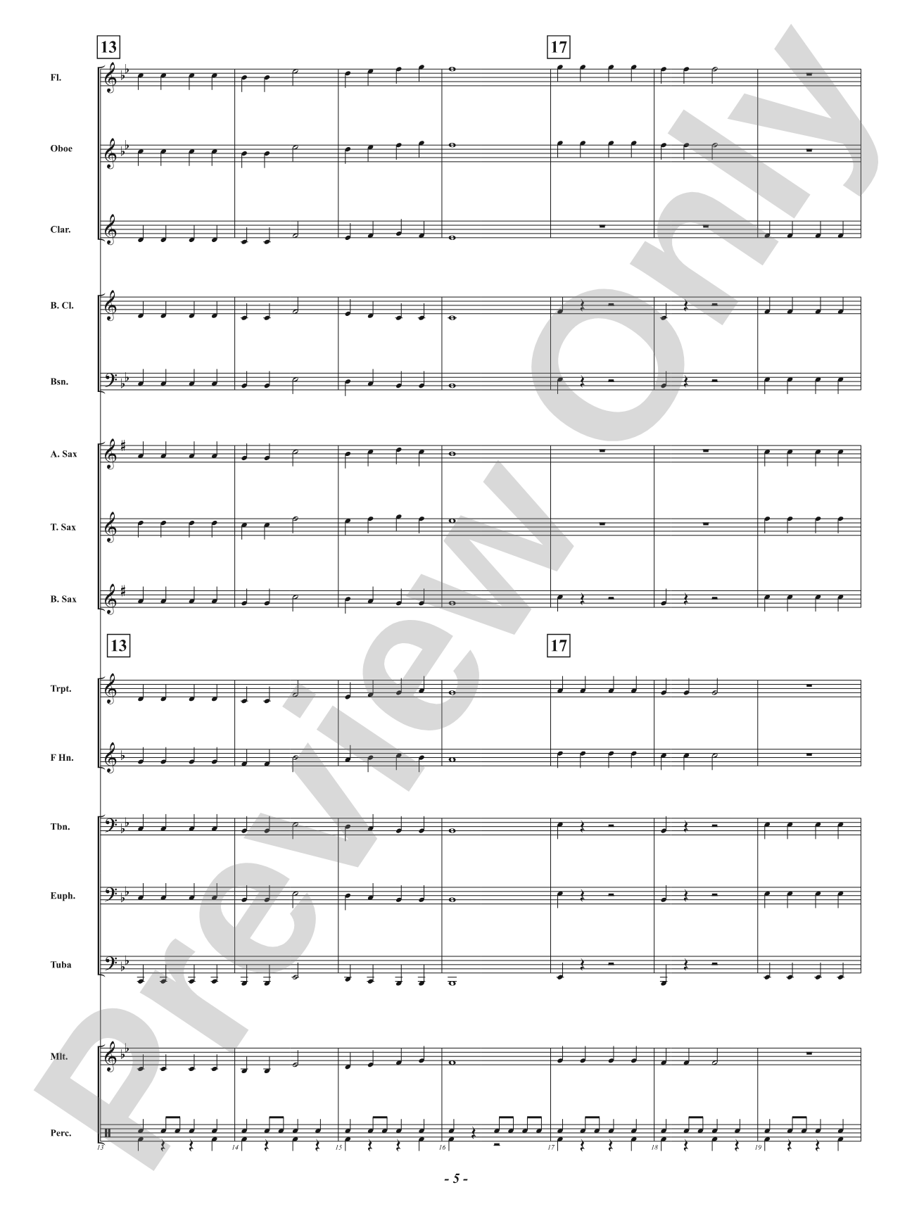 Two Songs for the Holidays - Jolly Old Saint Nick March & Angels We Have Heard On High: Concert Band Conductor Score & Parts