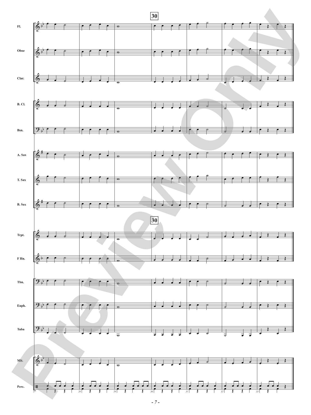 Two Songs for the Holidays - Jolly Old Saint Nick March & Angels We Have Heard On High: Concert Band Conductor Score & Parts