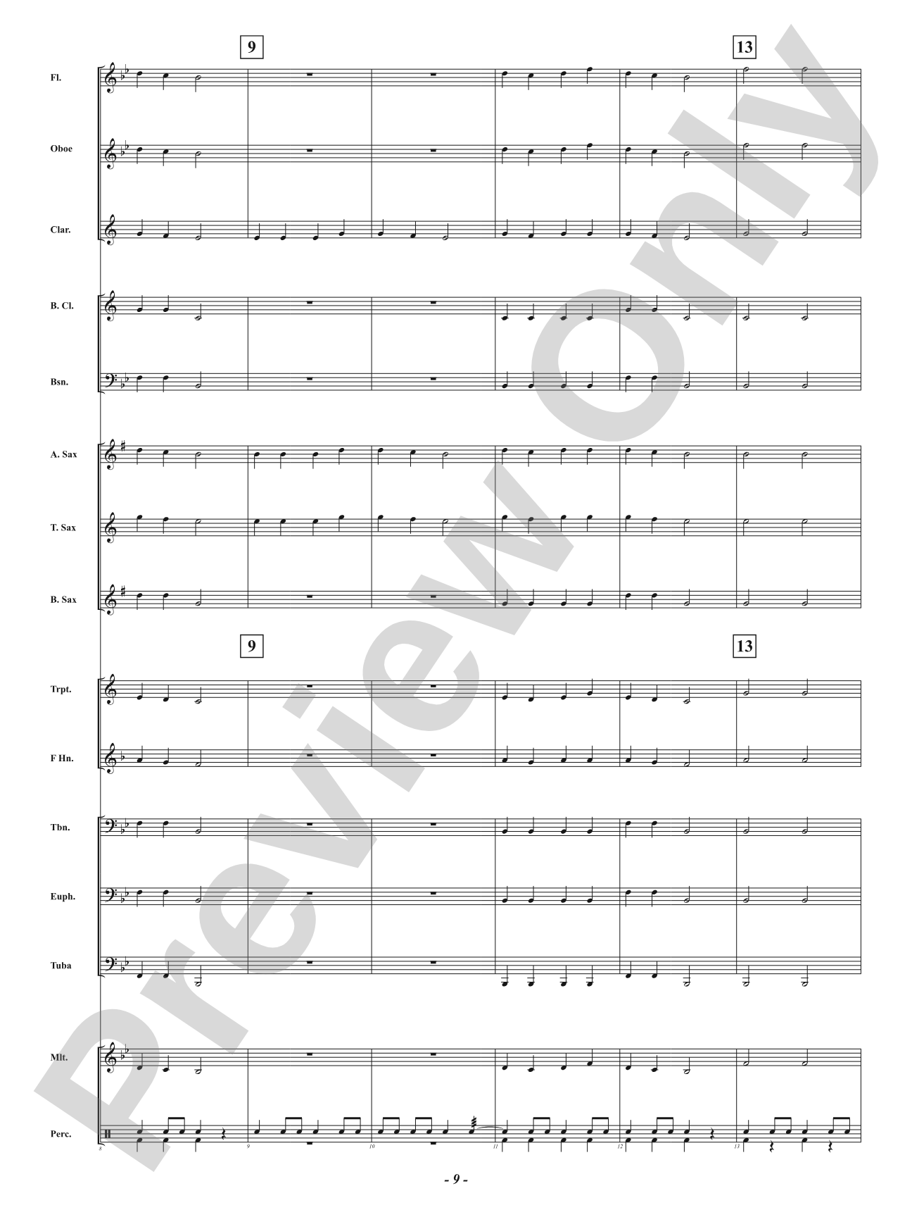 Two Songs for the Holidays - Jolly Old Saint Nick March & Angels We Have Heard On High: Concert Band Conductor Score & Parts