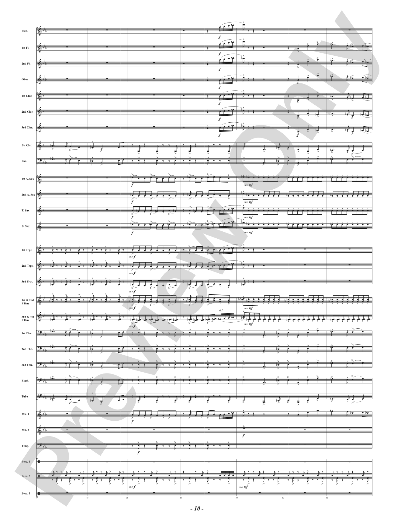 Kinetic Fanfare: Concert Band Conductor Score & Parts