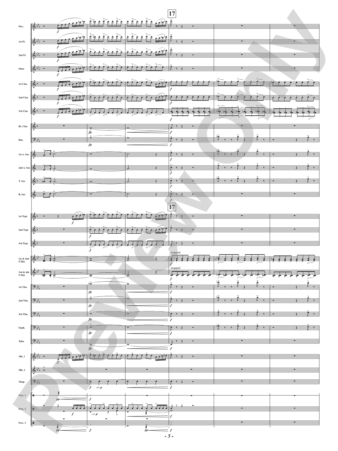 Kinetic Fanfare: Concert Band Conductor Score & Parts