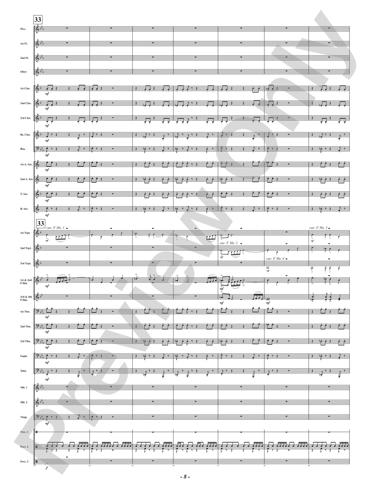 Kinetic Fanfare: Concert Band Conductor Score & Parts