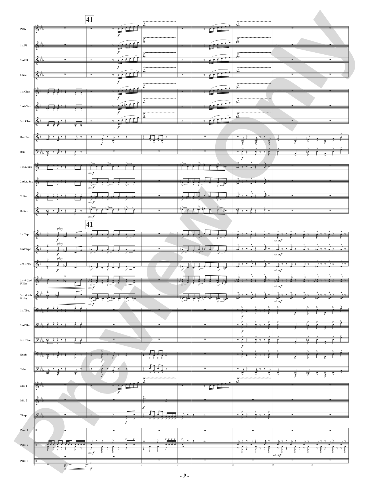 Kinetic Fanfare: Concert Band Conductor Score & Parts