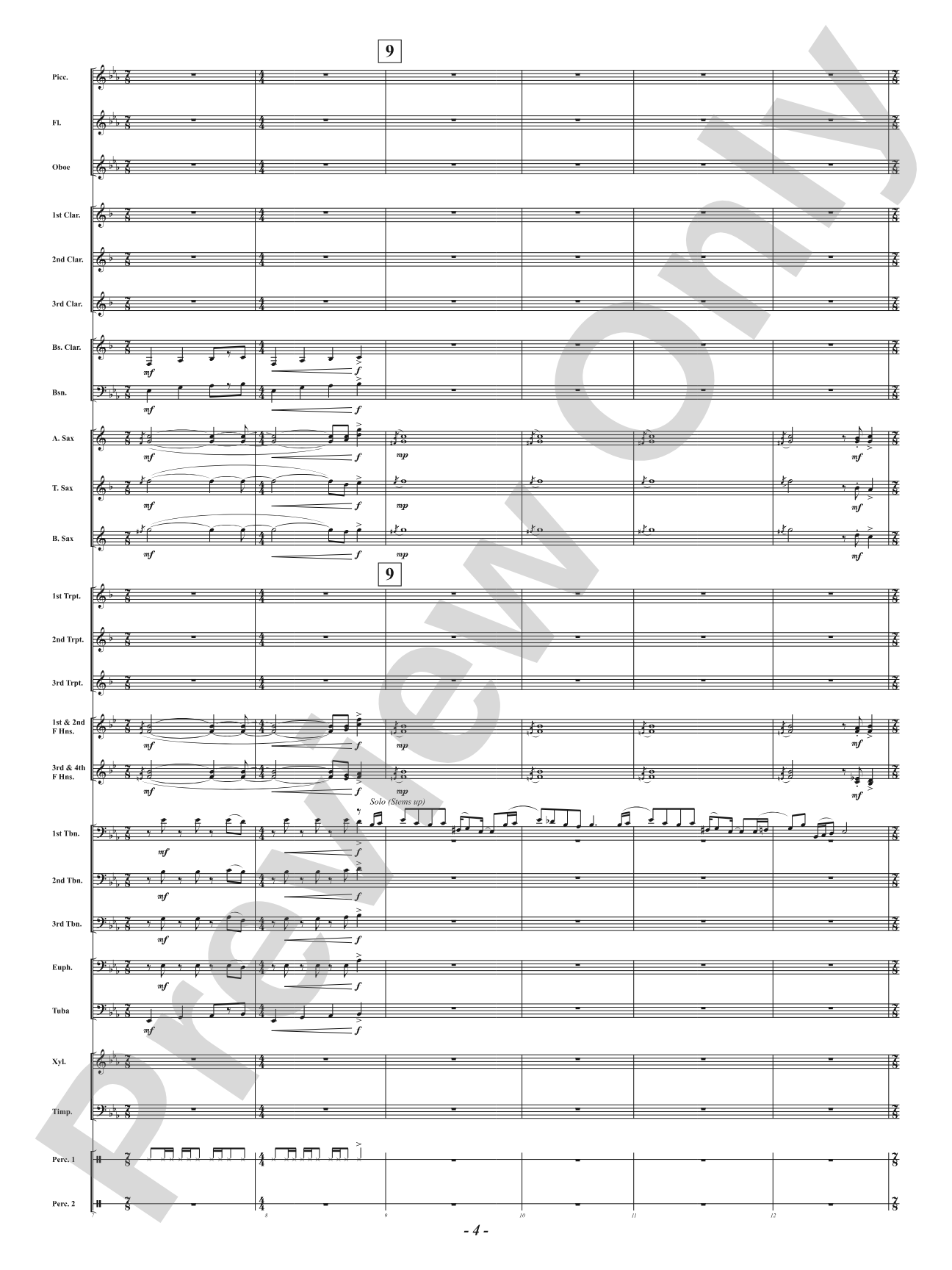 Square - Mvt. 2 from <i>American Dances</i>: Score