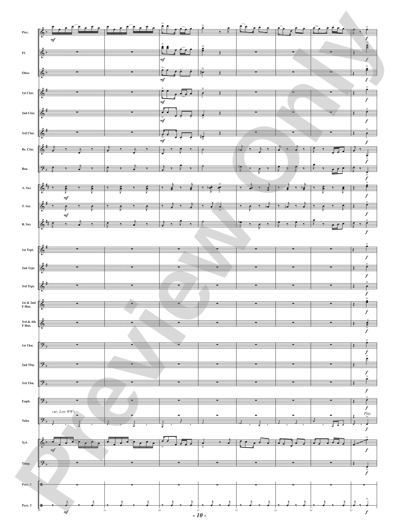 Rag - Mvt. 1 from <i>American Dances</i>: Score