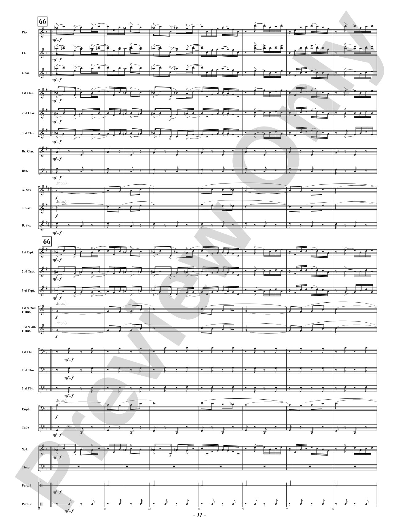 Rag - Mvt. 1 from <i>American Dances</i>: Score