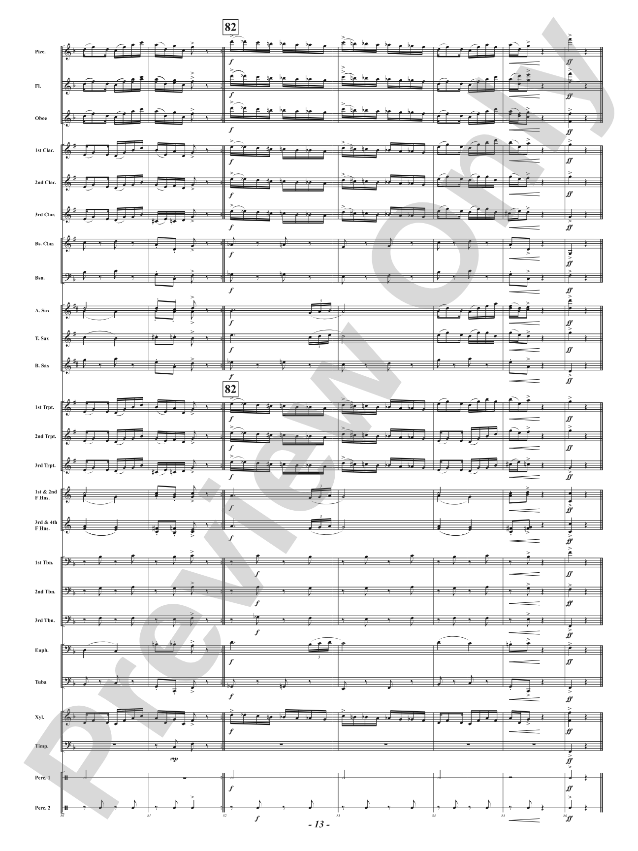 Rag - Mvt. 1 from <i>American Dances</i>: Score